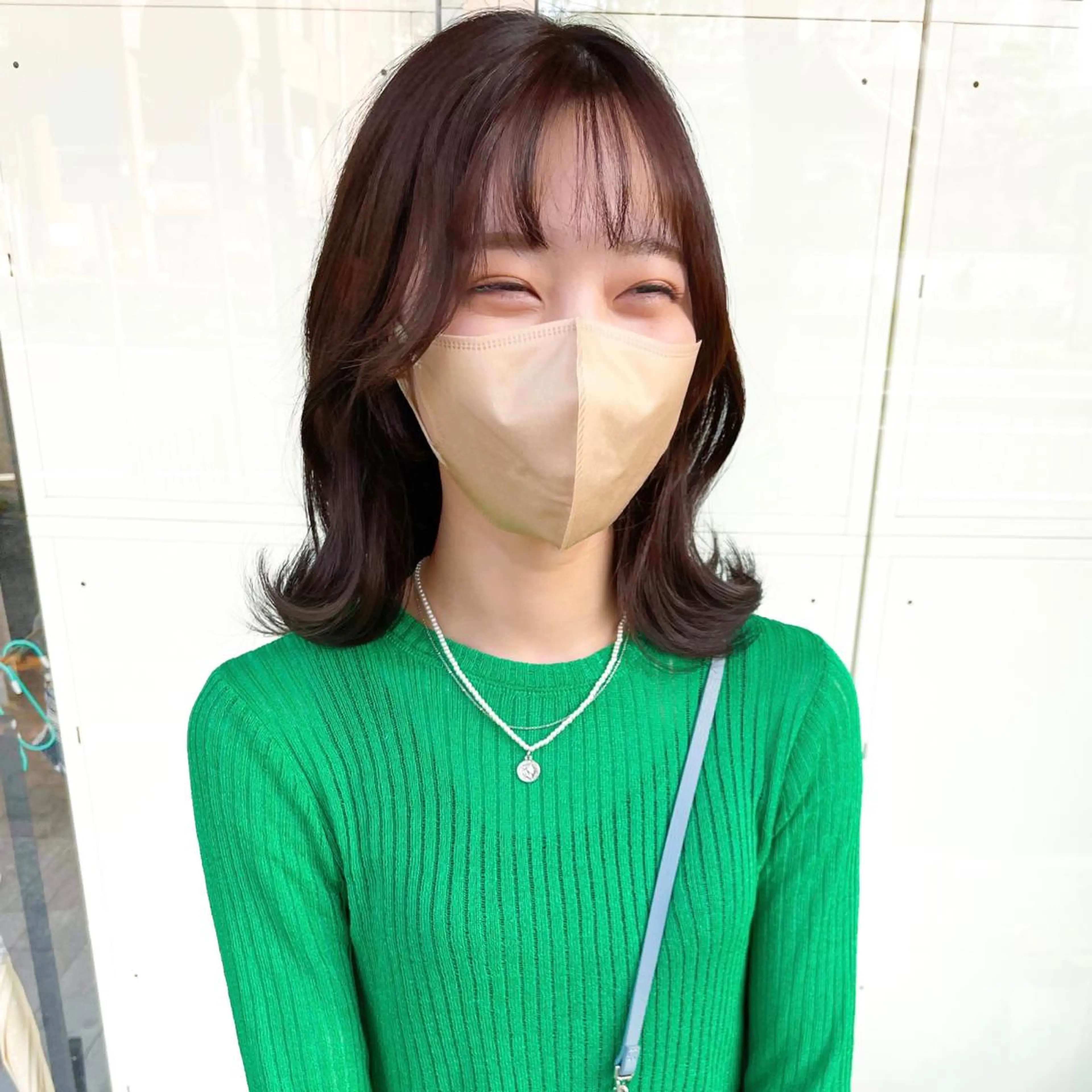 ミディアム カラー カット ヘアカラー 高橋 みく/ minim 暖色のヘアスタイル