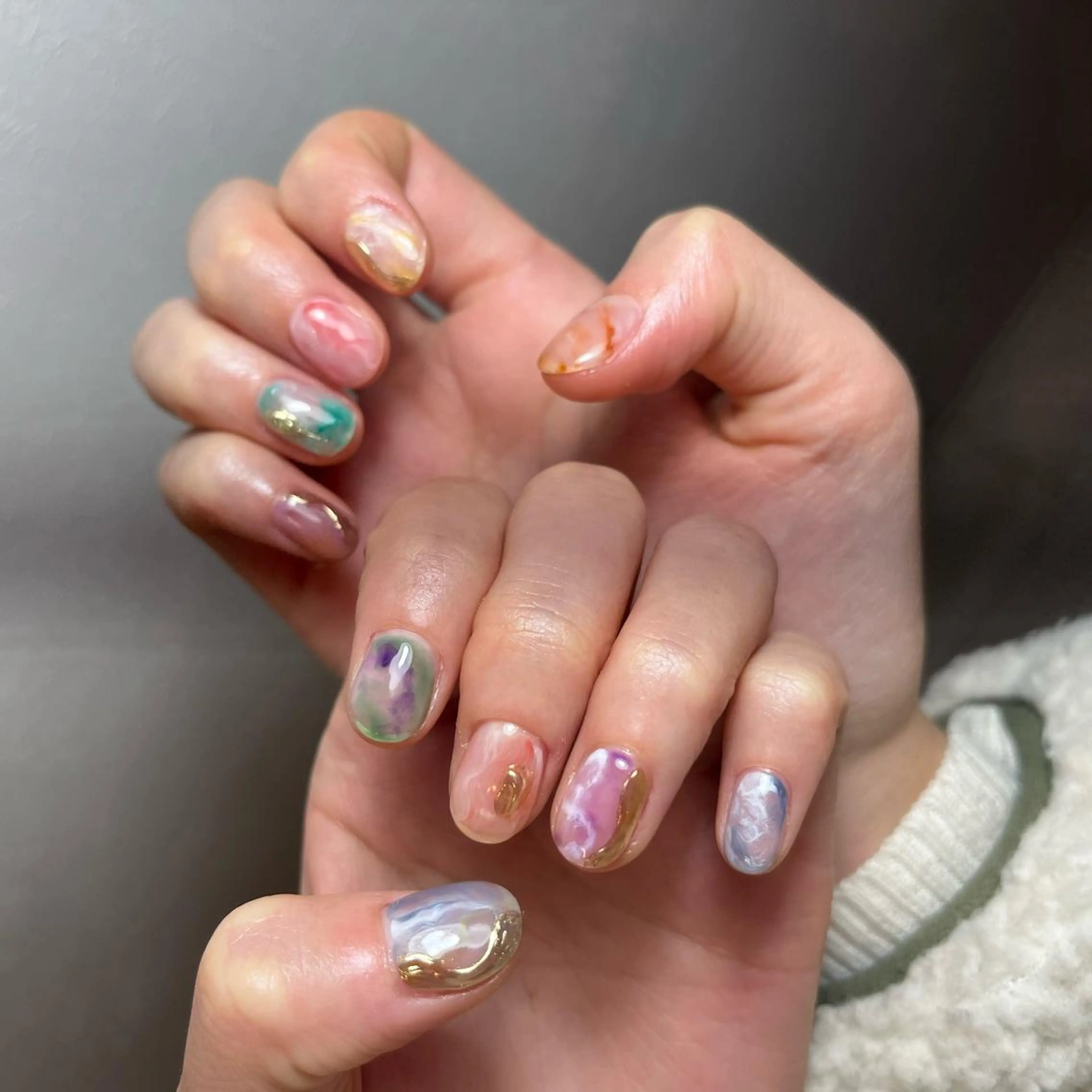 ネイル ハンドネイル NORA nail UMEDAのネイルデザイン