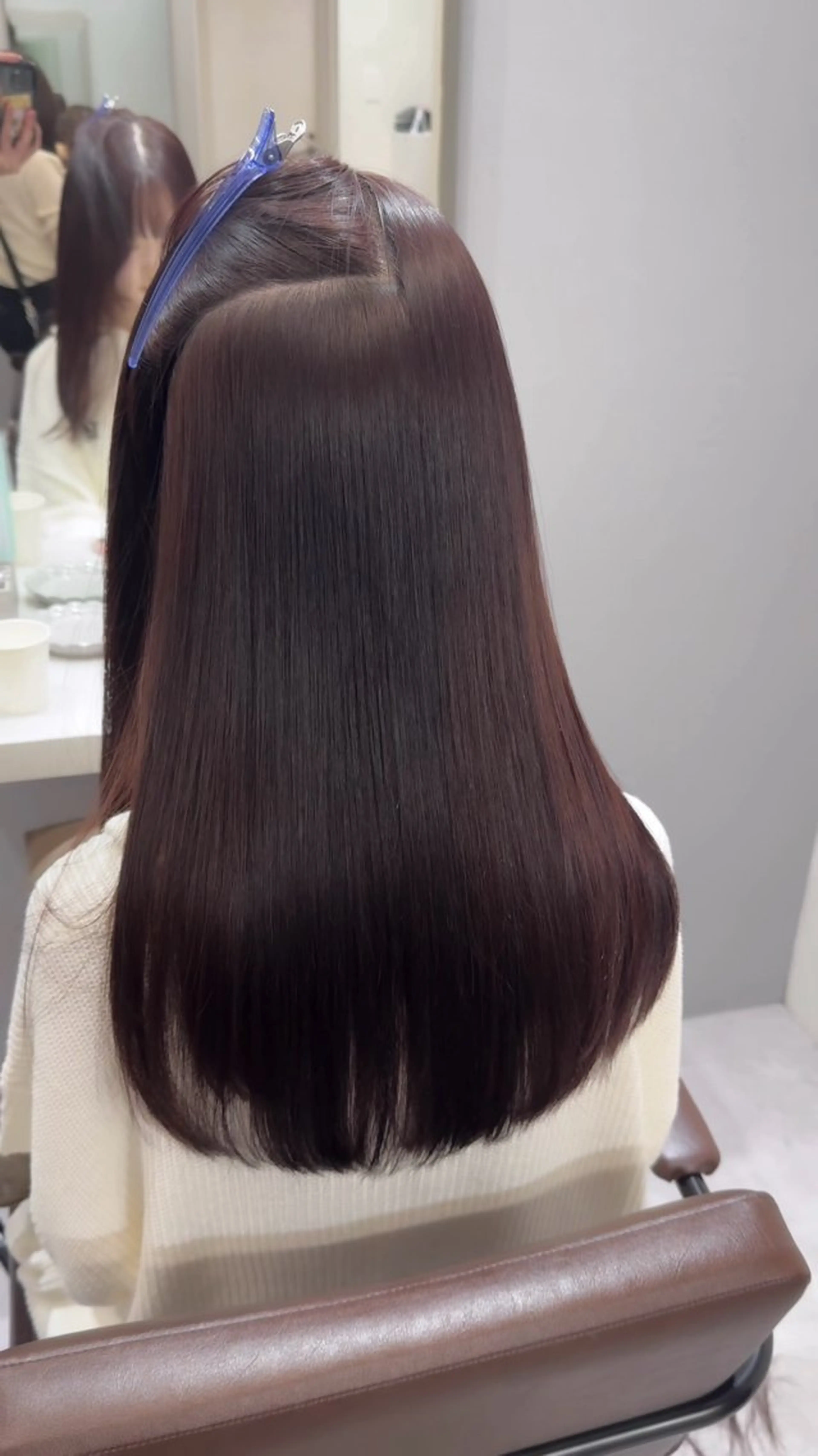 ロング 髪質改善 縮毛矯正 トリートメント カット ヘアカラー 縮毛矯正 トリートメント 髪質改善×縮毛矯正 Core 片山健太のヘアスタイル