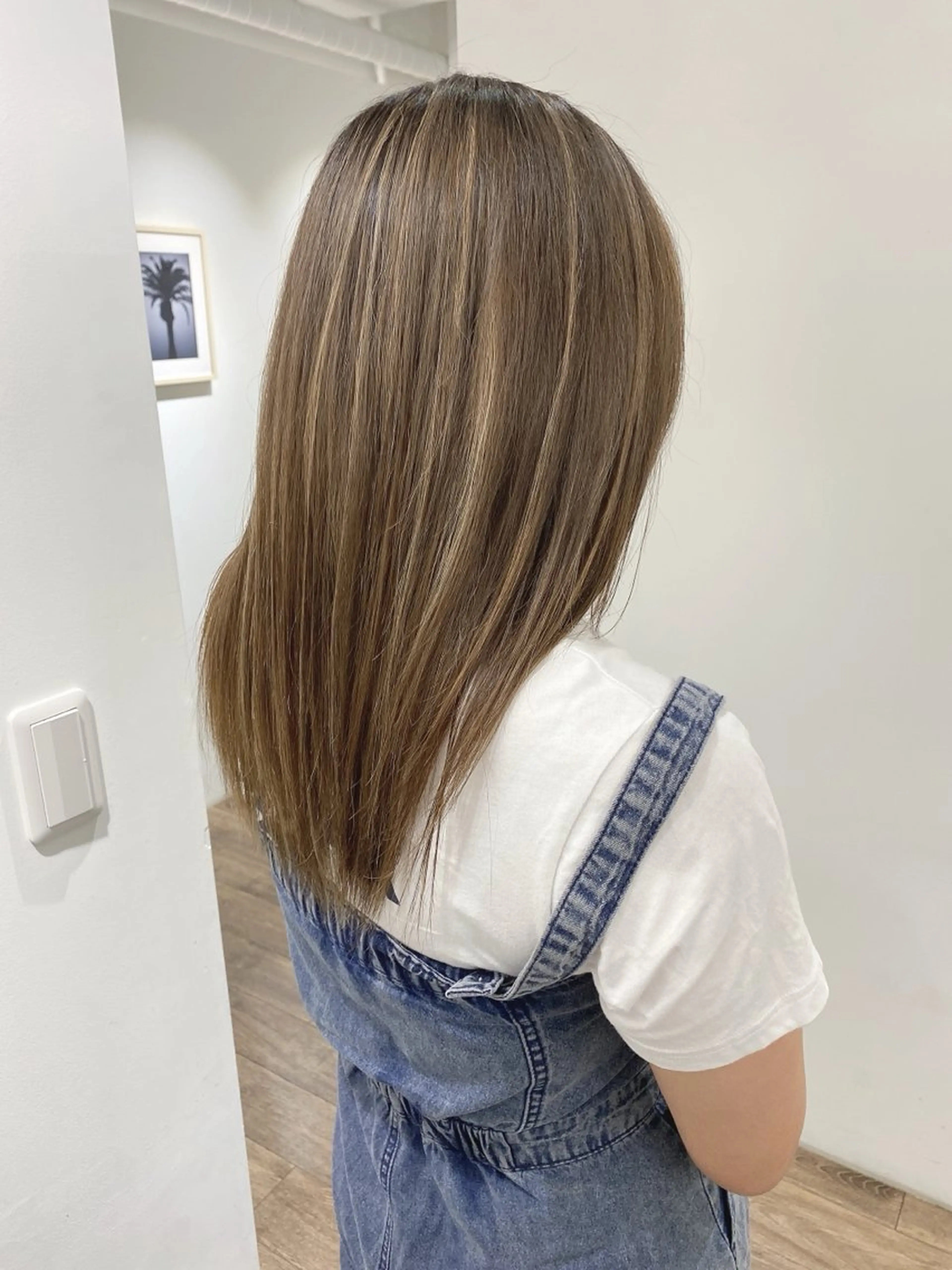 セミロング ヘアカラー トリートメント GO TODAY SHAiRE SALON 横須賀所属・ハイライト⭐️上野 高広のヘアスタイル