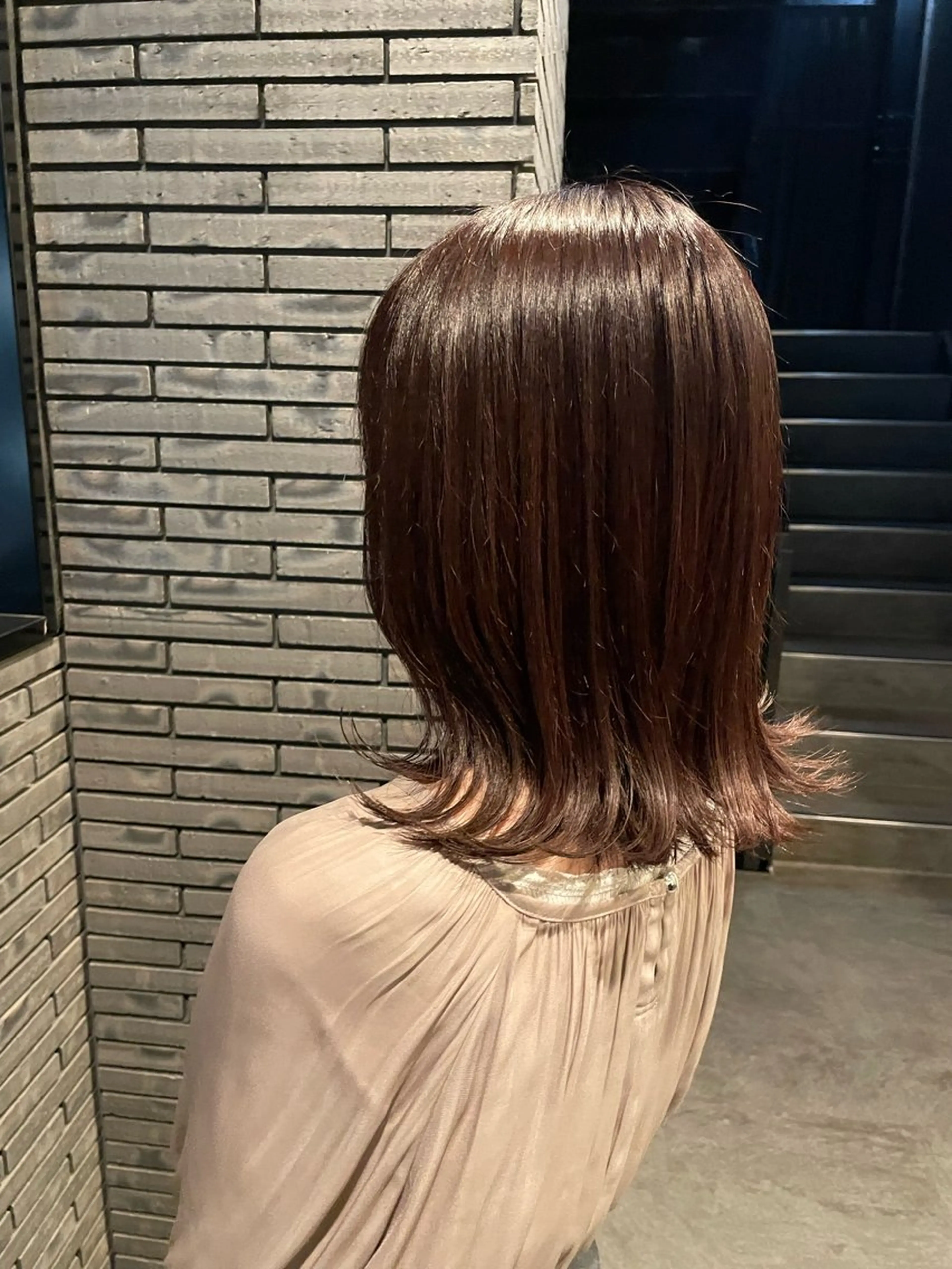 カラー ブラウンカラー レッドカラー ヘアカラー loty hair design所属・Juri メンズカットパーマのヘアスタイル