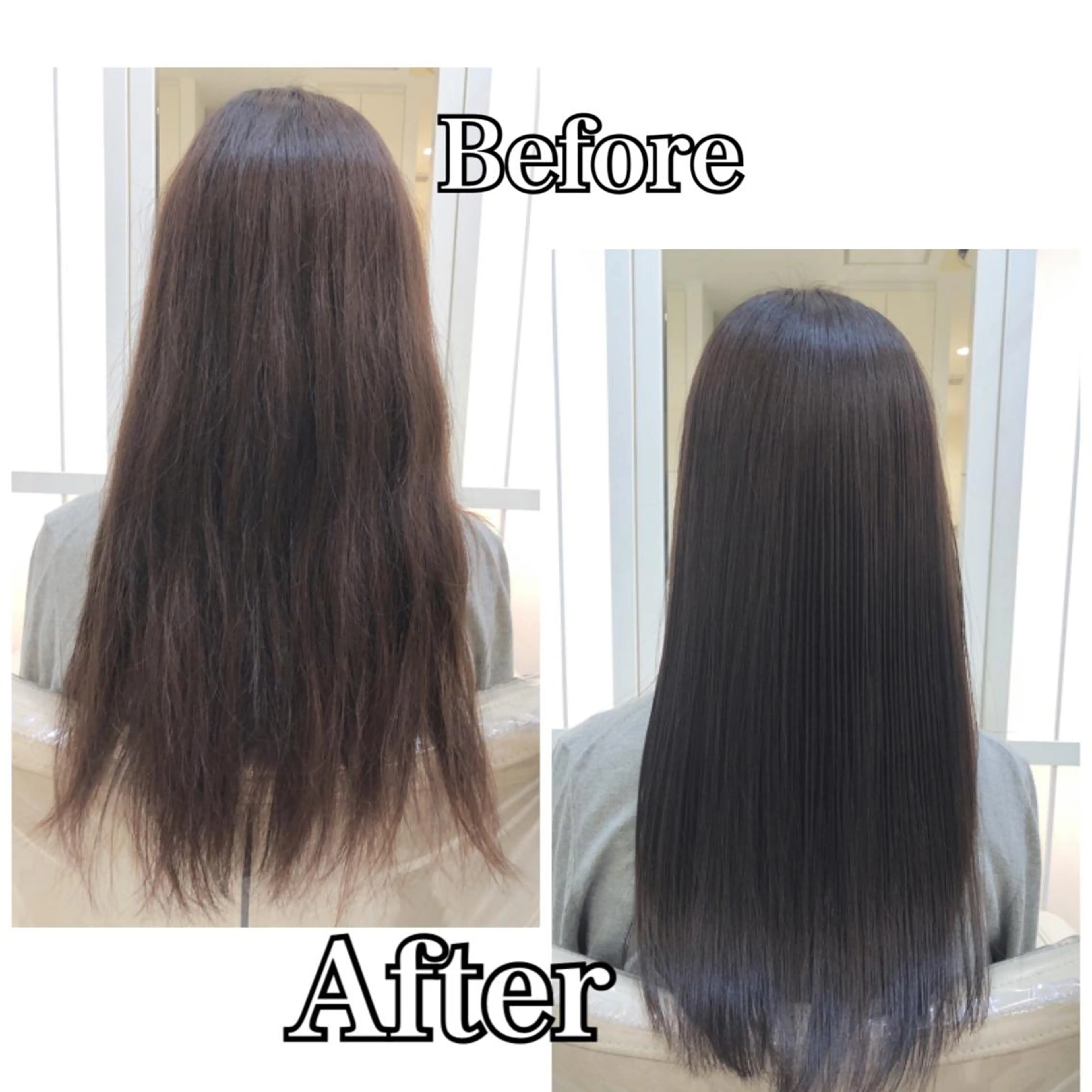 ロング パーマ 髪質改善 縮毛矯正 須賀 一美のヘアスタイル