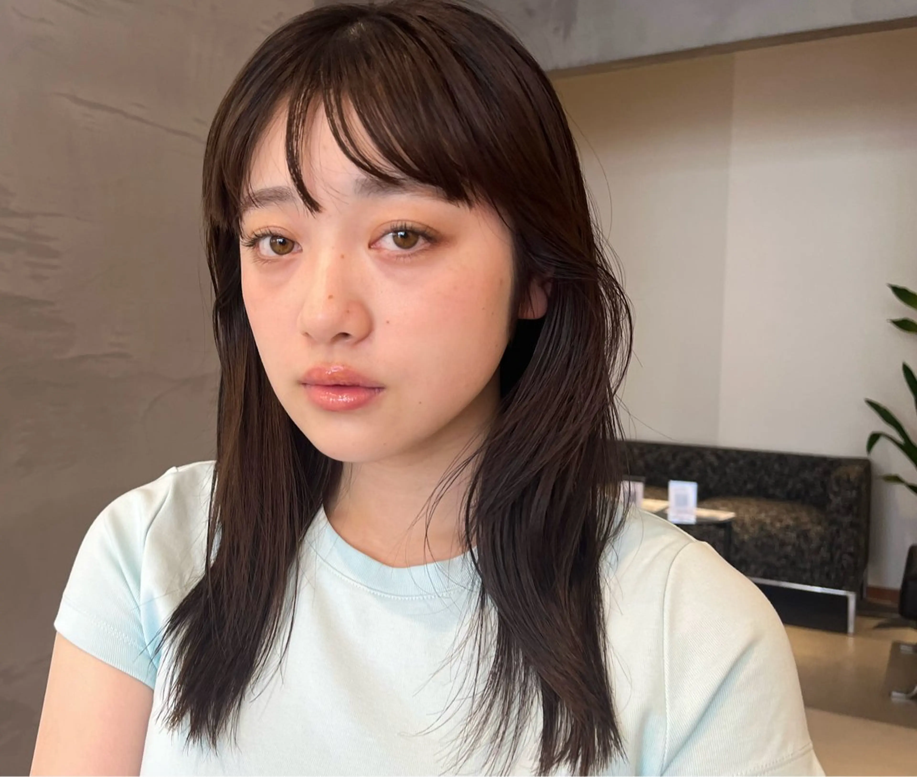 セミロング 髪質改善・水素カラー ARIA（ému）のヘアスタイル