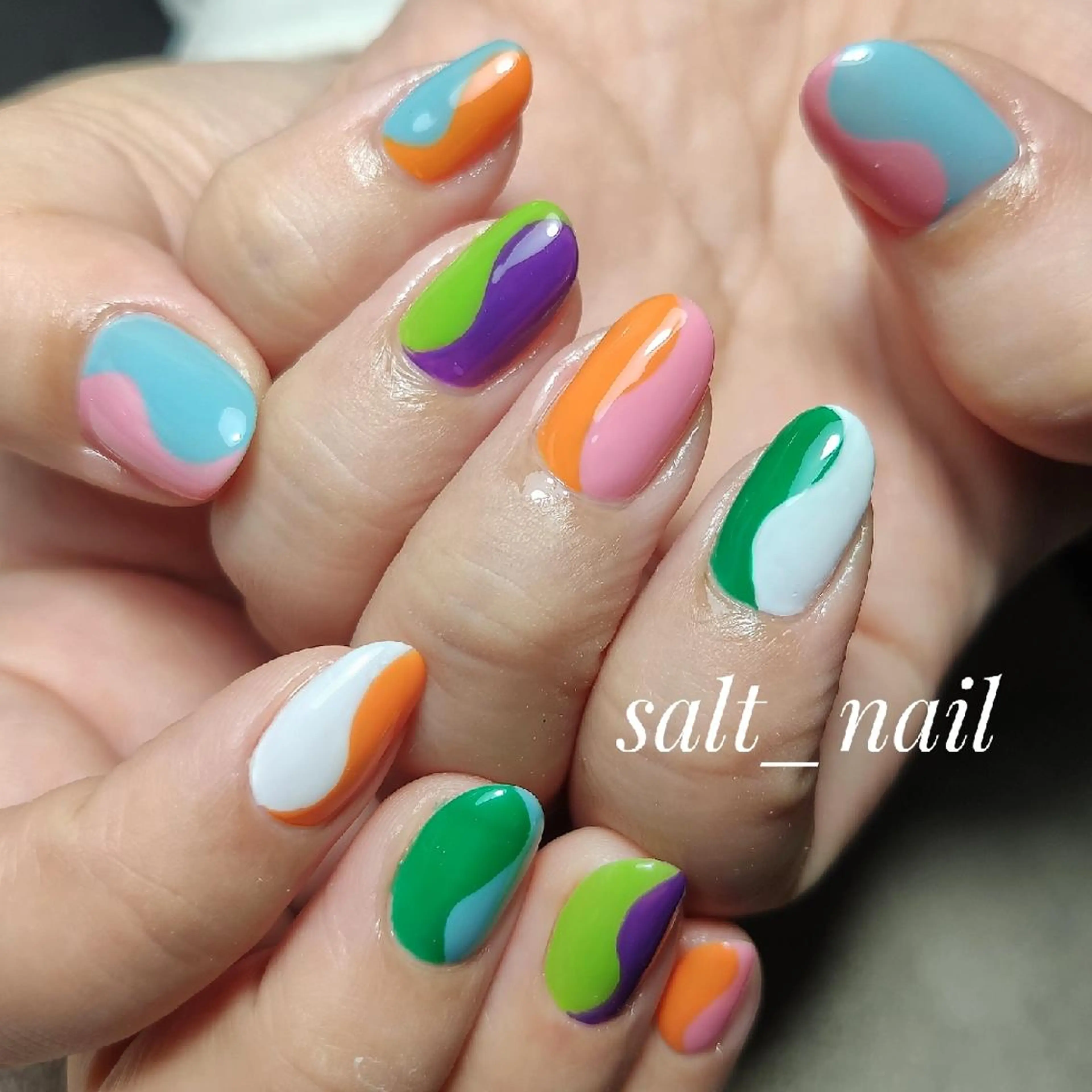 ネイル ハンドネイル 個人サロン saltnailのネイルデザイン