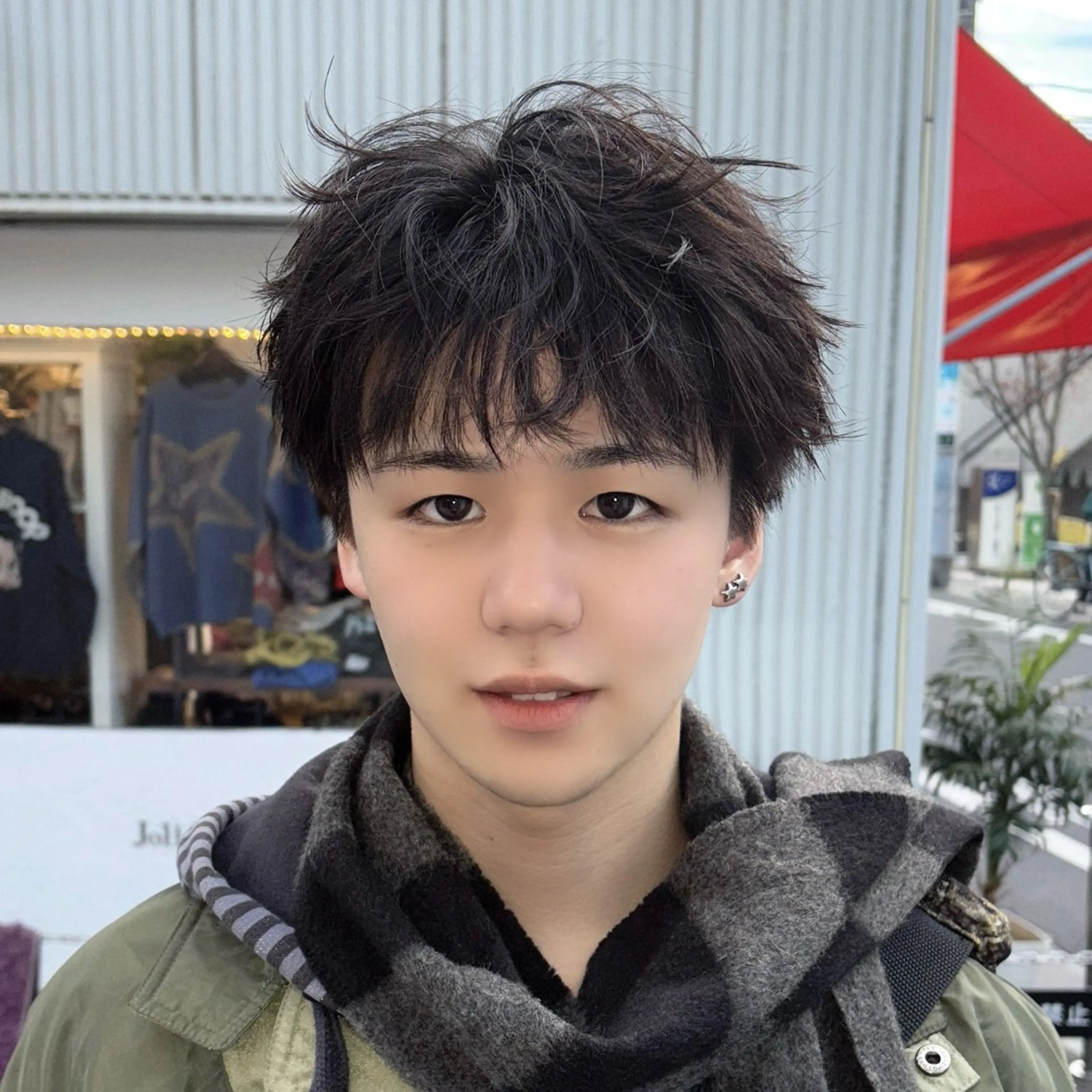 ミディアム パーマ メンズ カット ♠️メンズ特化／ 社 由樹♠️のヘアスタイル