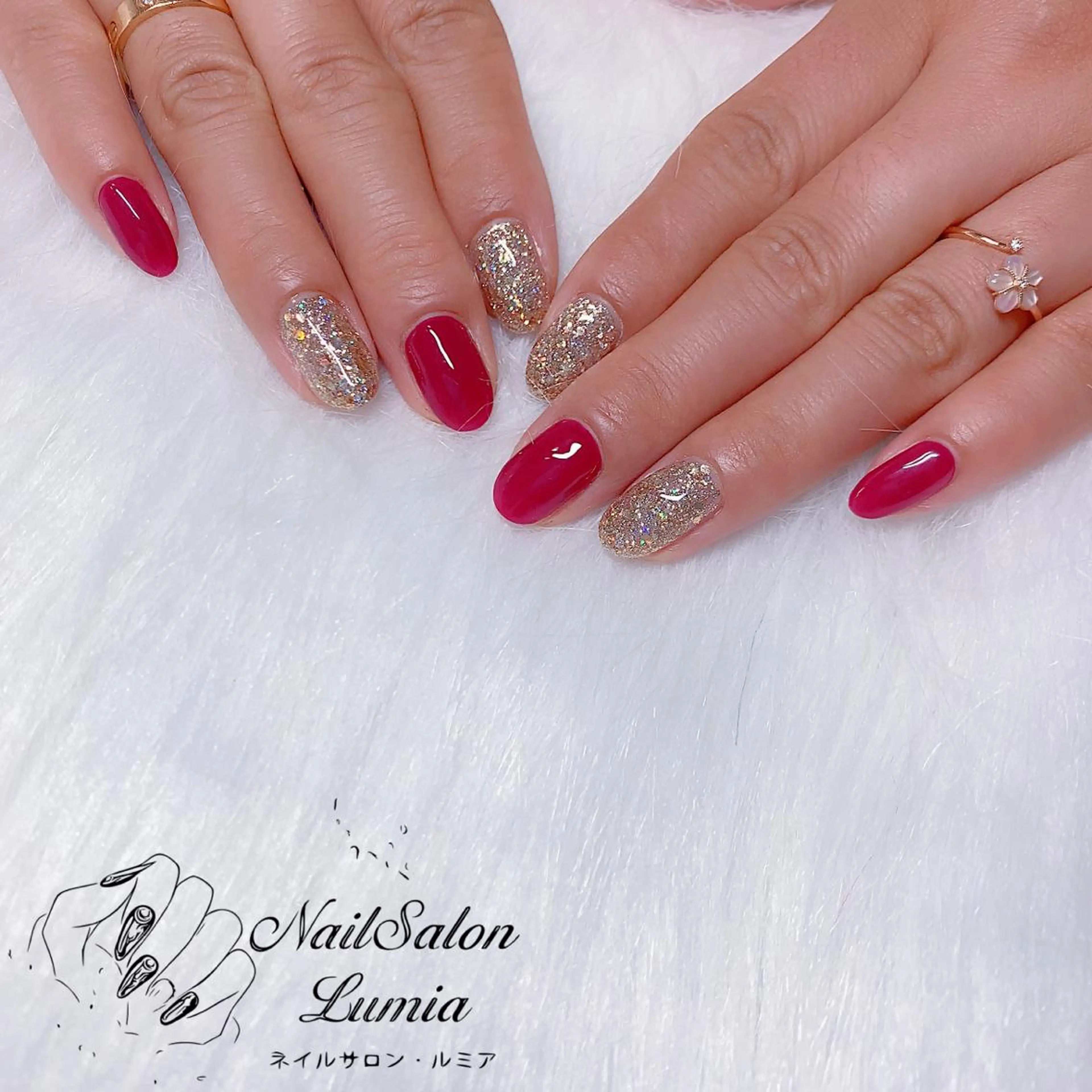 ネイル ハンドネイル ネイルサロン ルミア Lumia 店長のネイルデザイン