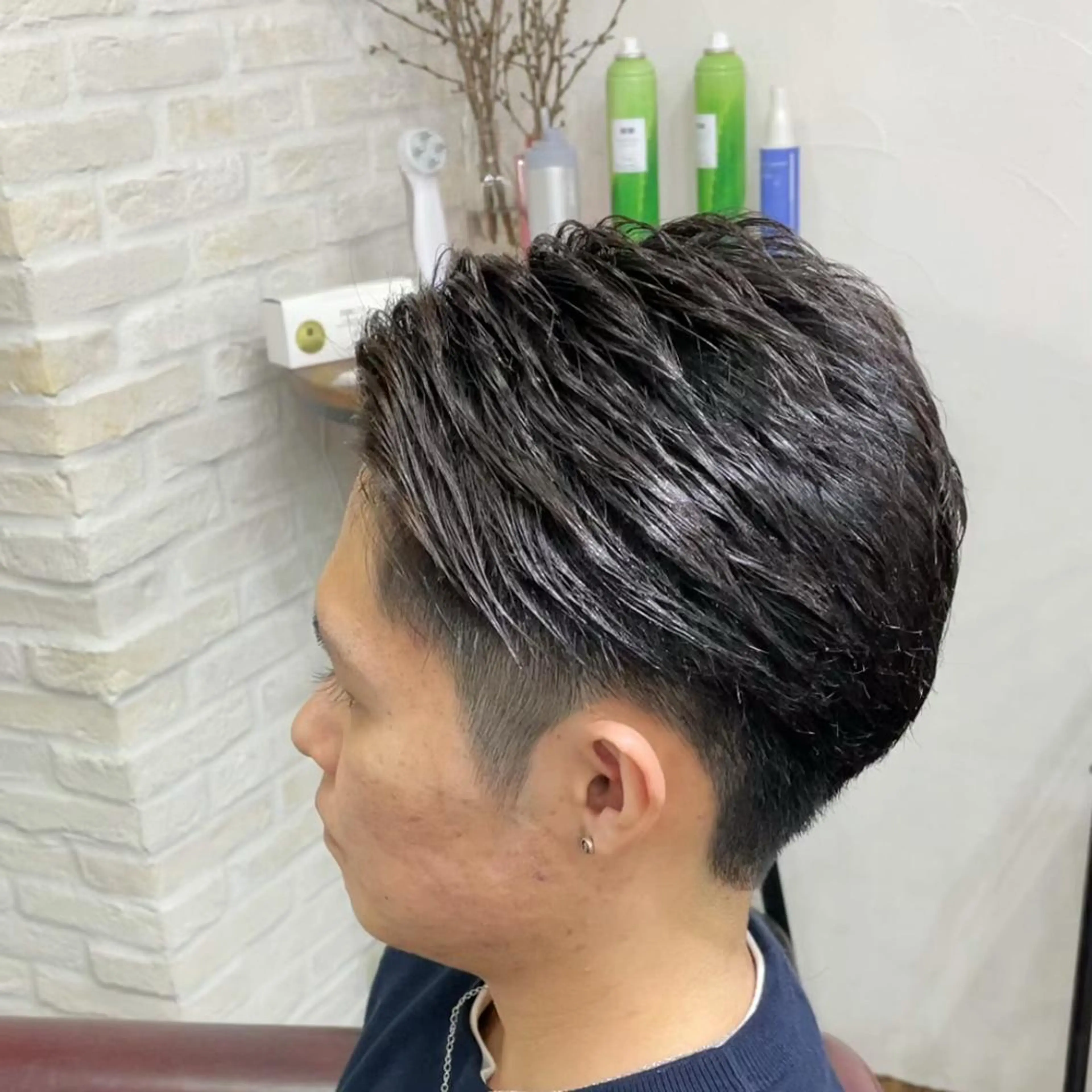 メンズ ビジネス カット ヘッドスパ Soleria /ソレリア所属・メンズカットのプロ 田中慎一のヘアスタイル