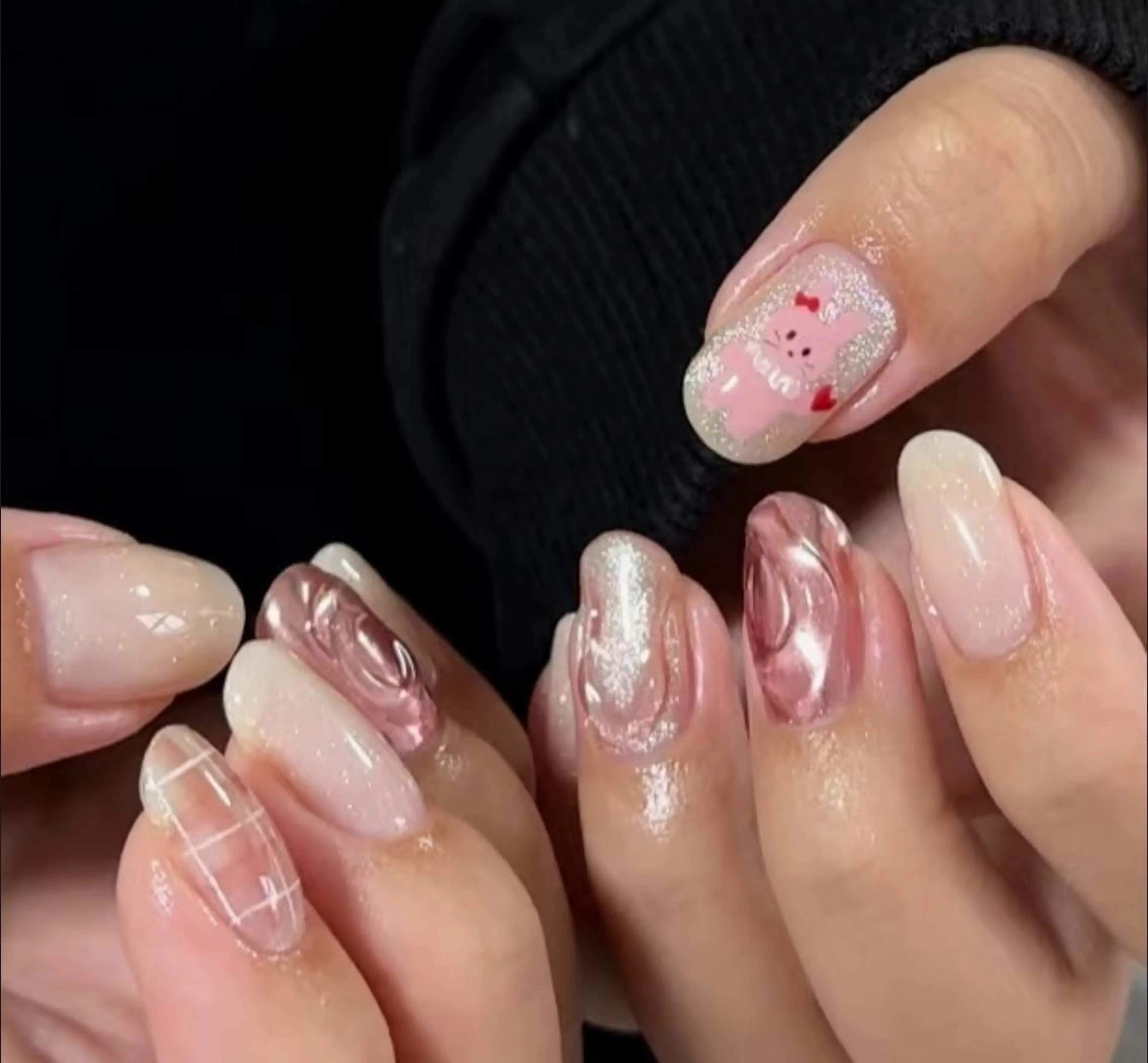 ネイル ハンドネイル 🎀 UU_nailのネイルデザイン