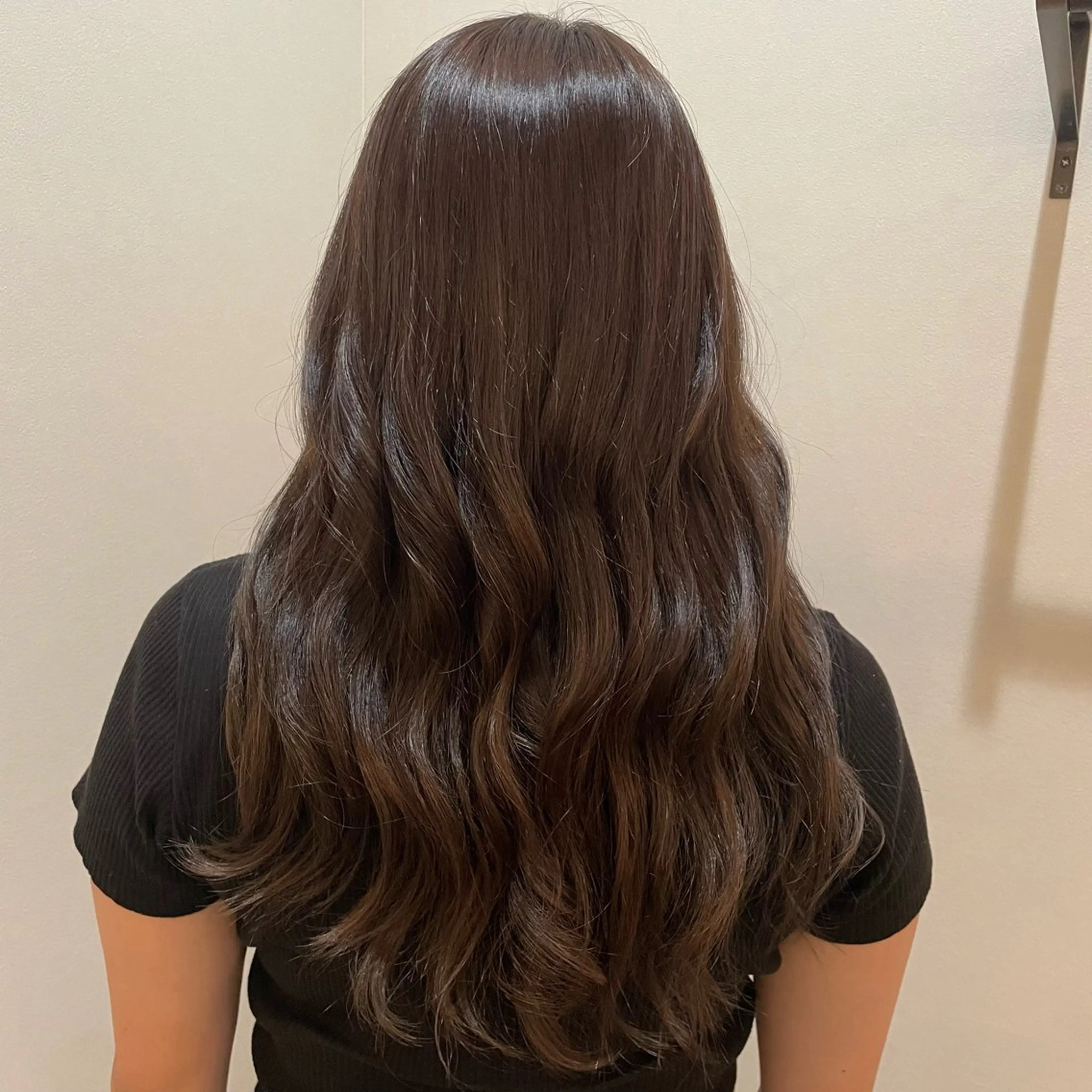 ロング カラー ベージュカラー 韓国風ヘア FRANK所属・こいけ みきののヘアスタイル