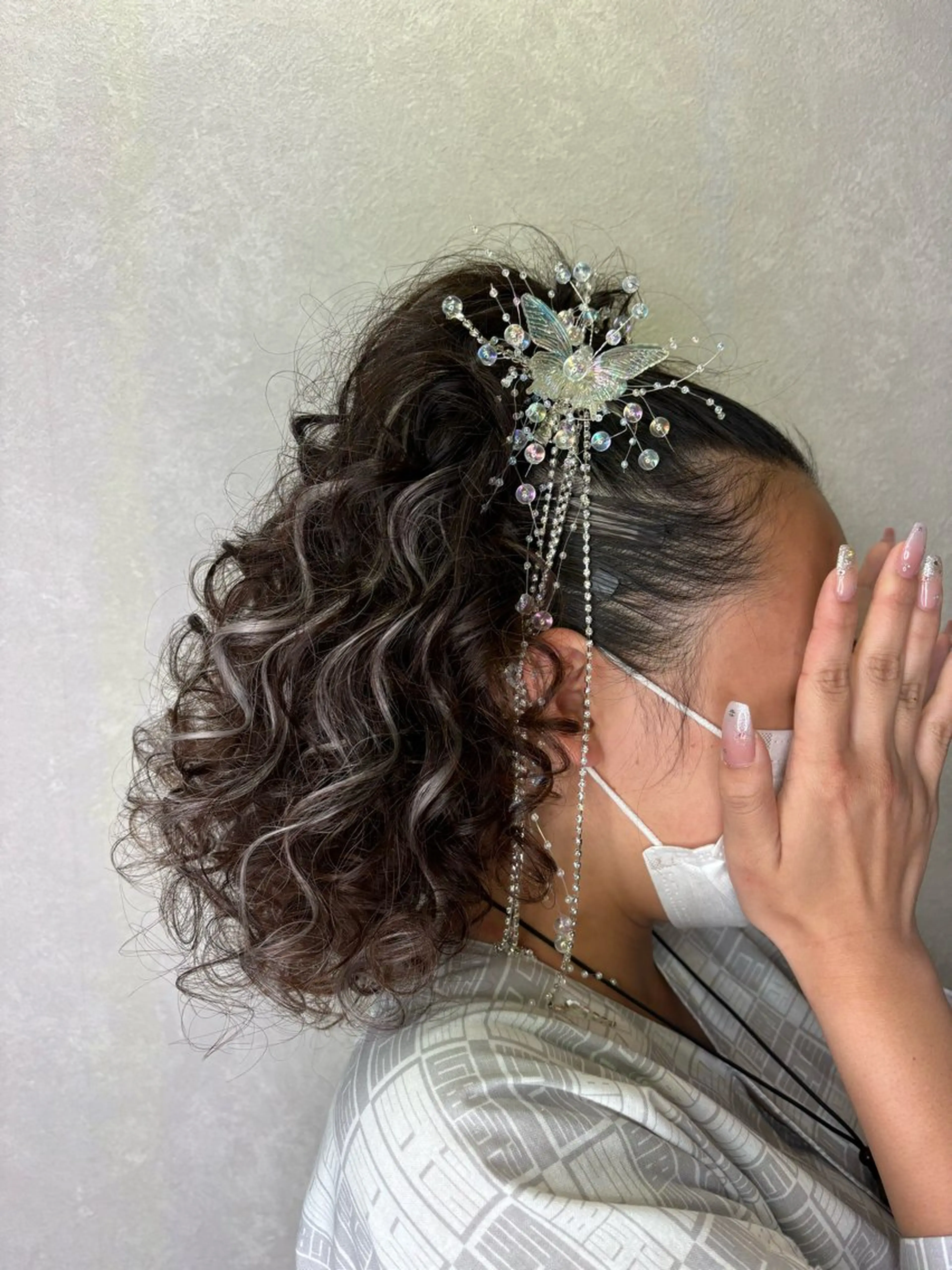 ミディアム ヘアセット エクステ＊美髪サロン KR2S河内長野店長のヘアスタイル