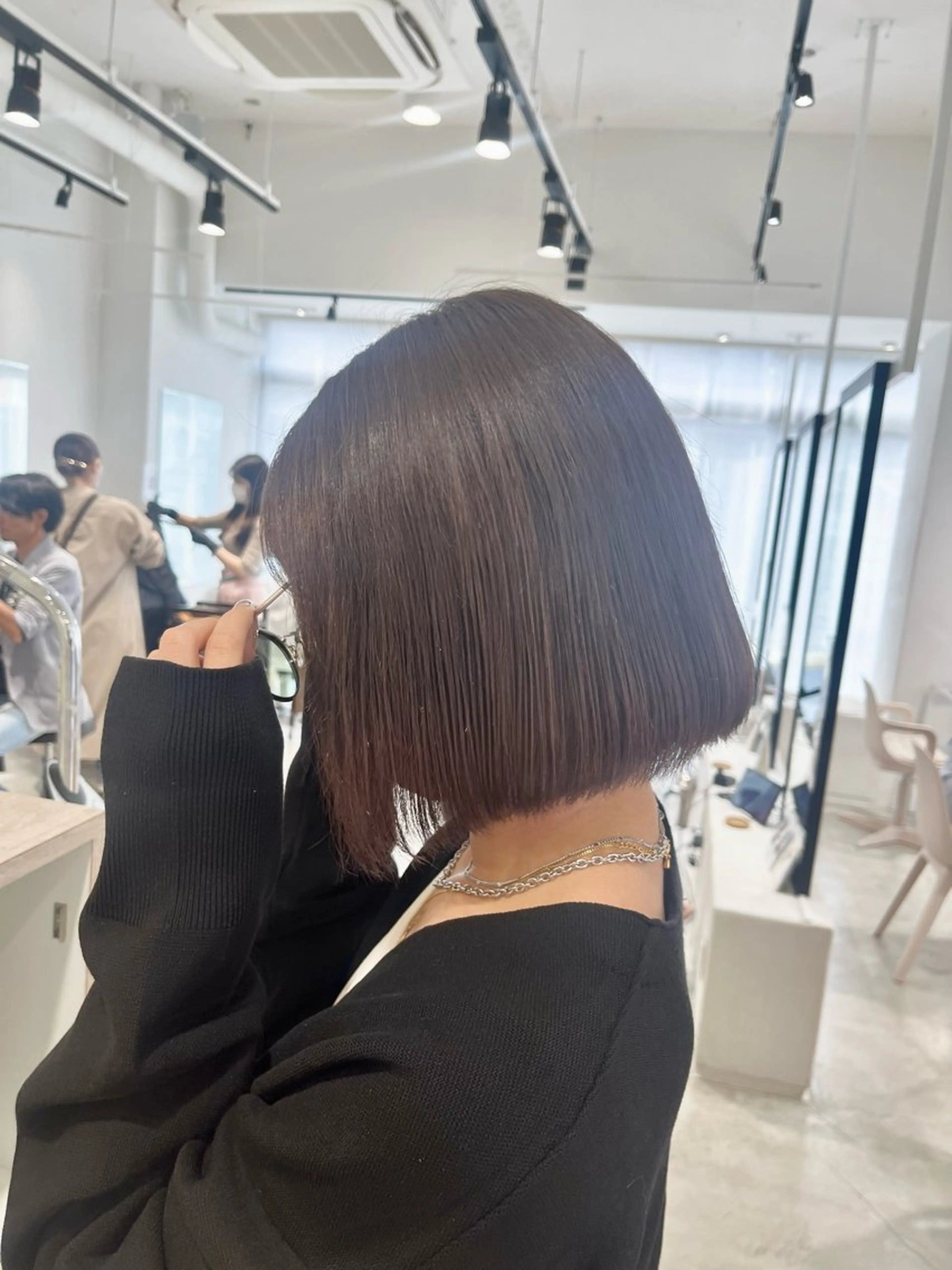 ショート カラー カット ヘアカラー トリートメント ボブ/美髪矯正 /佐藤　奈巳のヘアスタイル