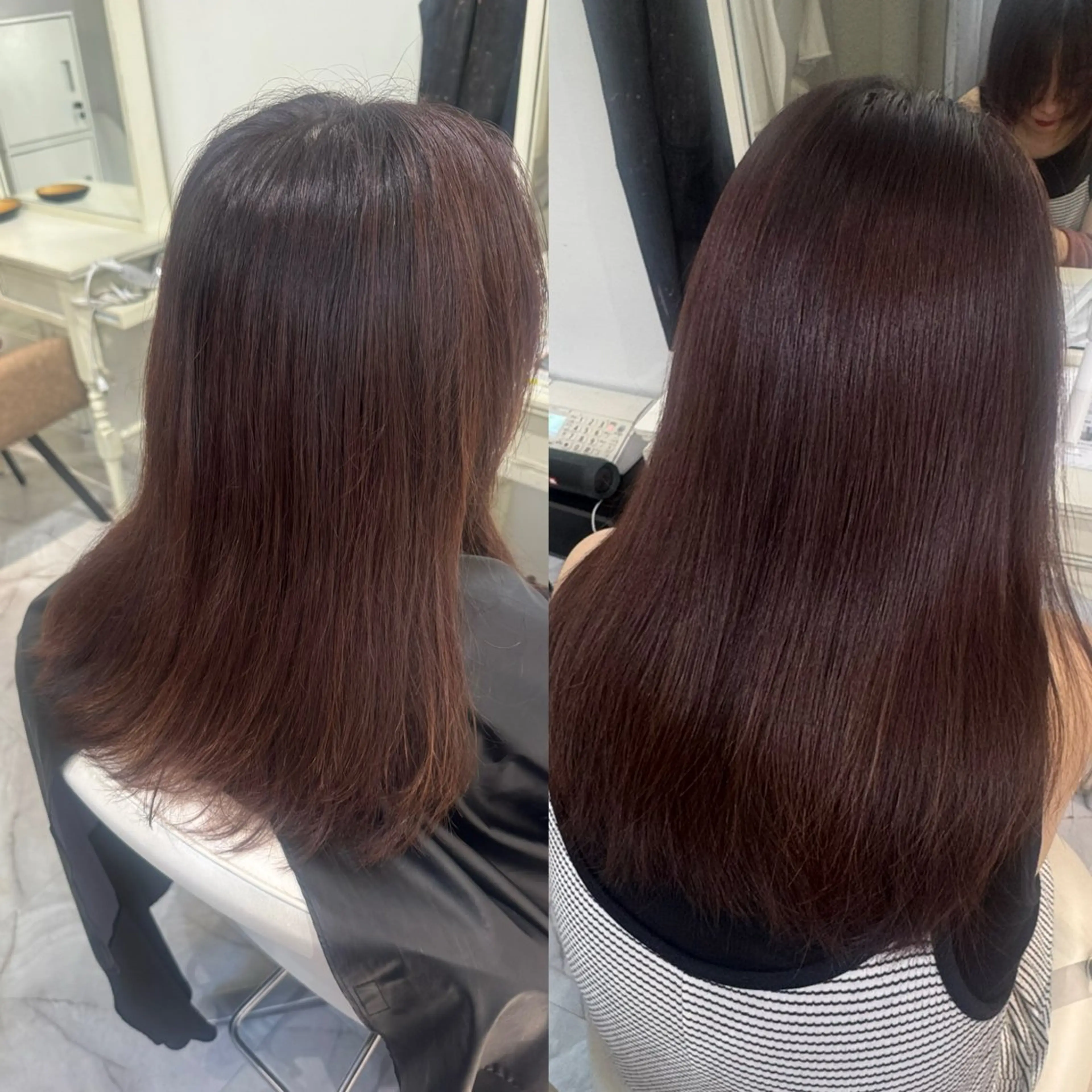 セミロング パーマ 髪質改善 酸性ストレート ストレートパーマ カット 縮毛矯正 トリートメント Fuu.by lupine所属・16日空きあり 🌟misatoのヘアスタイル