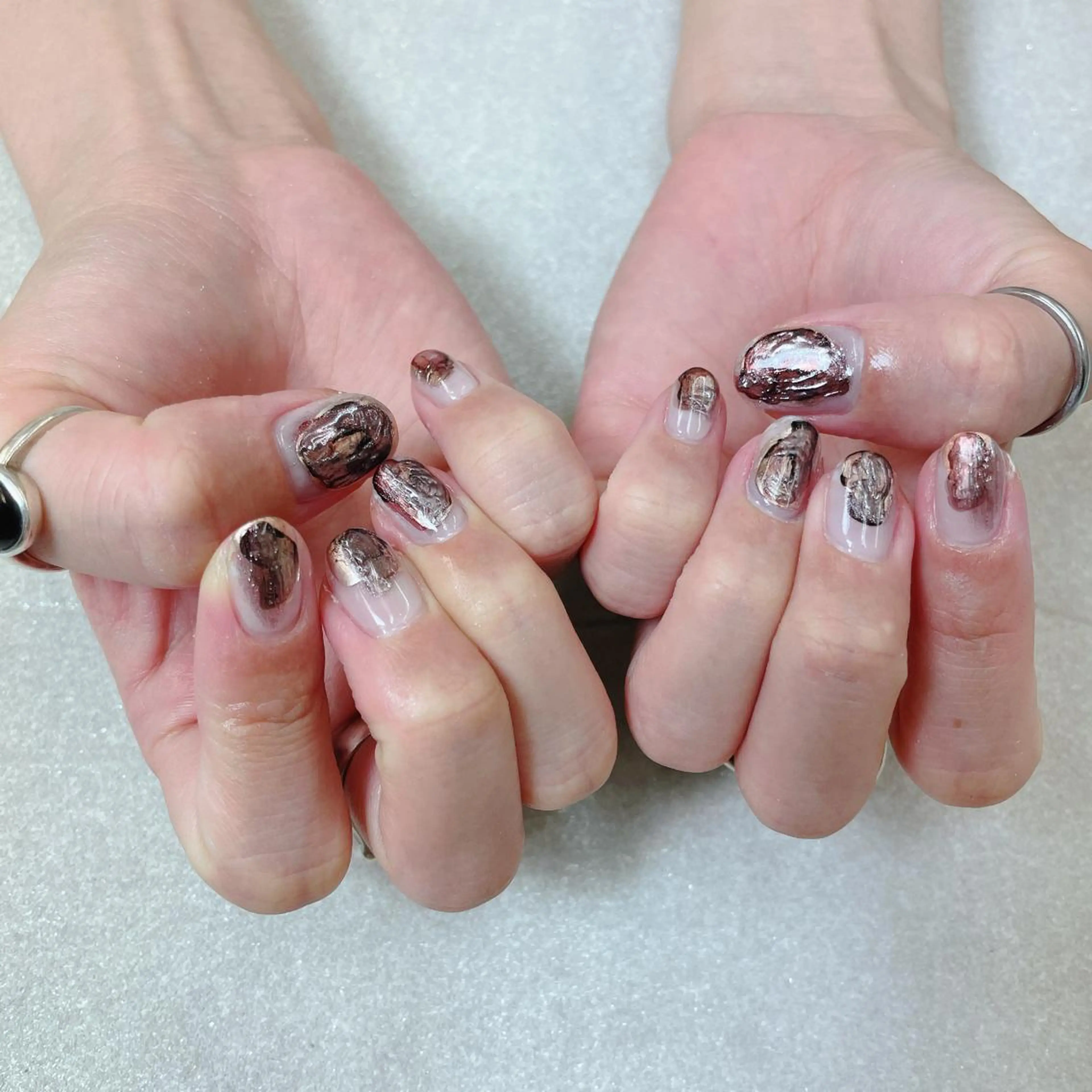 ネイル ハンドネイル A85G ayakoのネイルデザイン