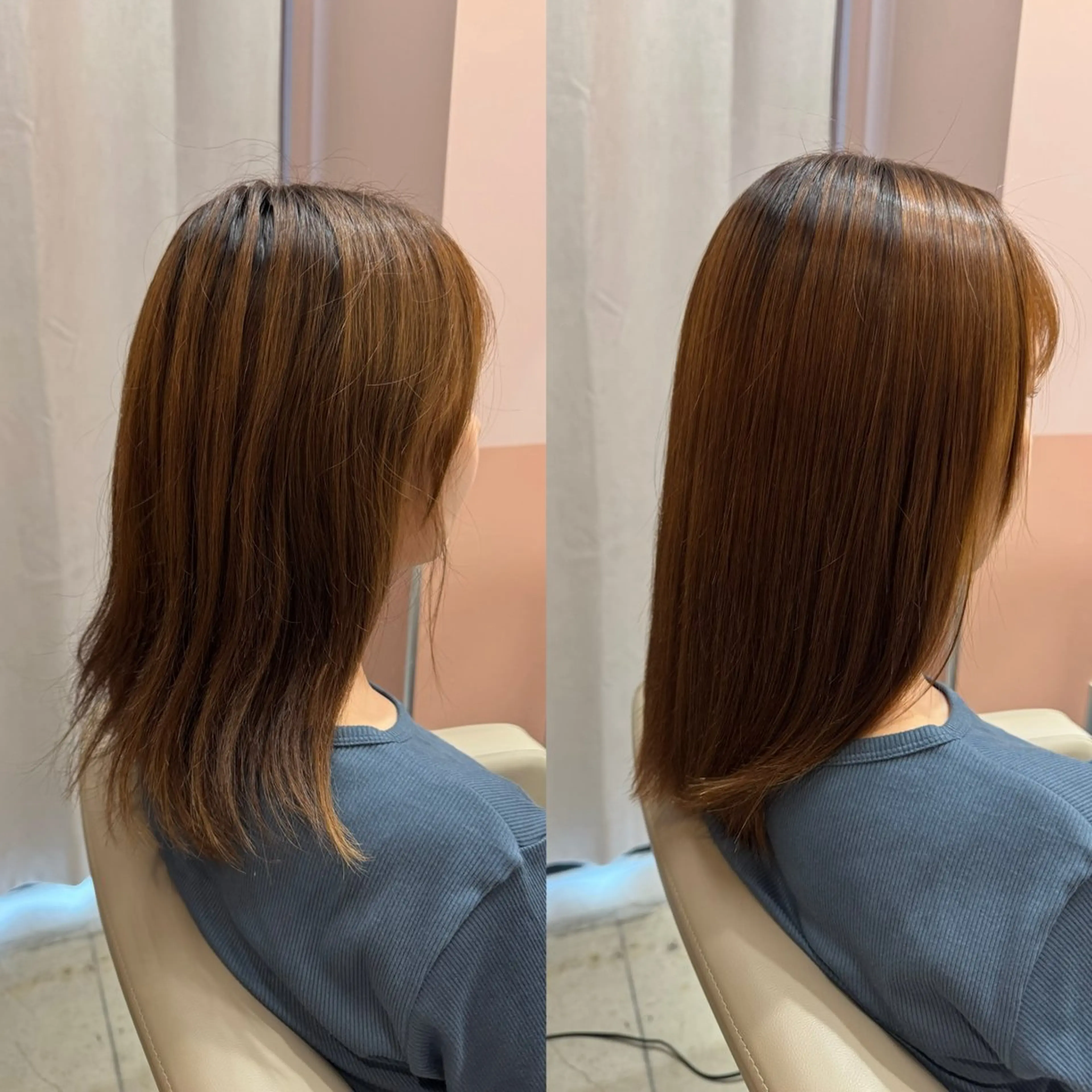 セミロング 縮毛矯正 カット 縮毛矯正 トリートメント 倉橋 涼太のヘアスタイル