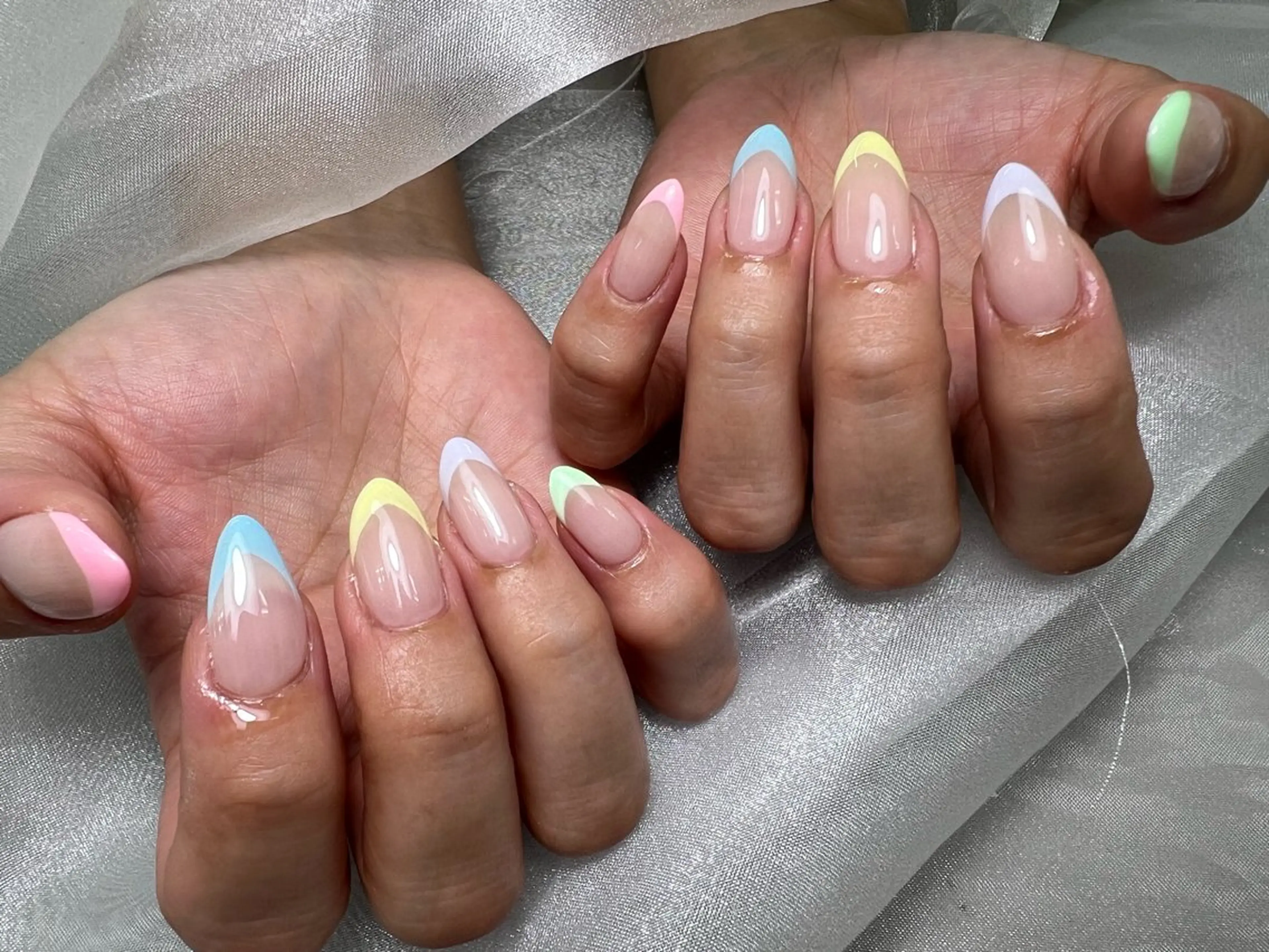 ネイル ハンドネイル Mana‪ ‪·͜· ❤︎‬のネイルデザイン