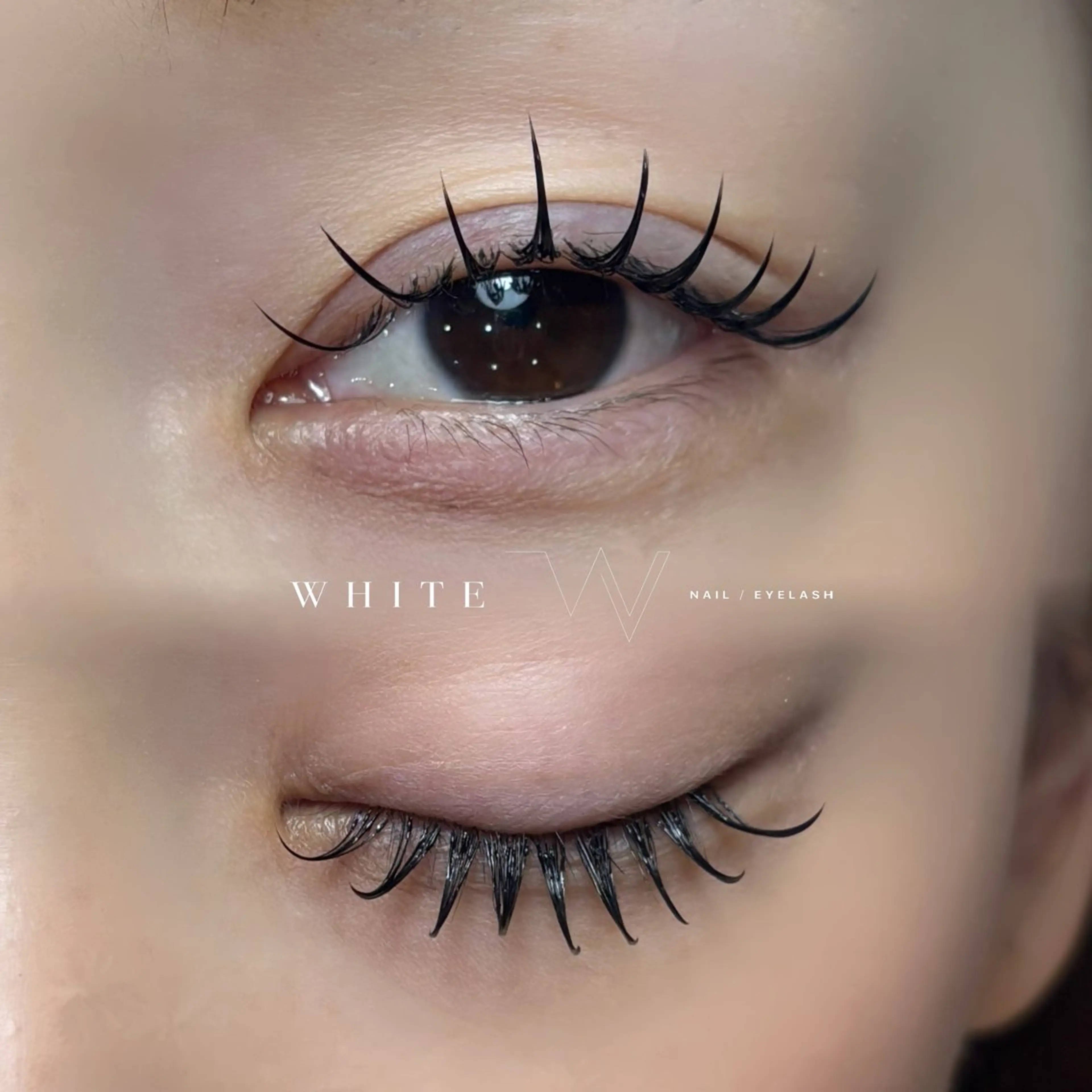 マツエク・マツパ WHITE所属・Luna WHITEのマツエク・マツパデザイン