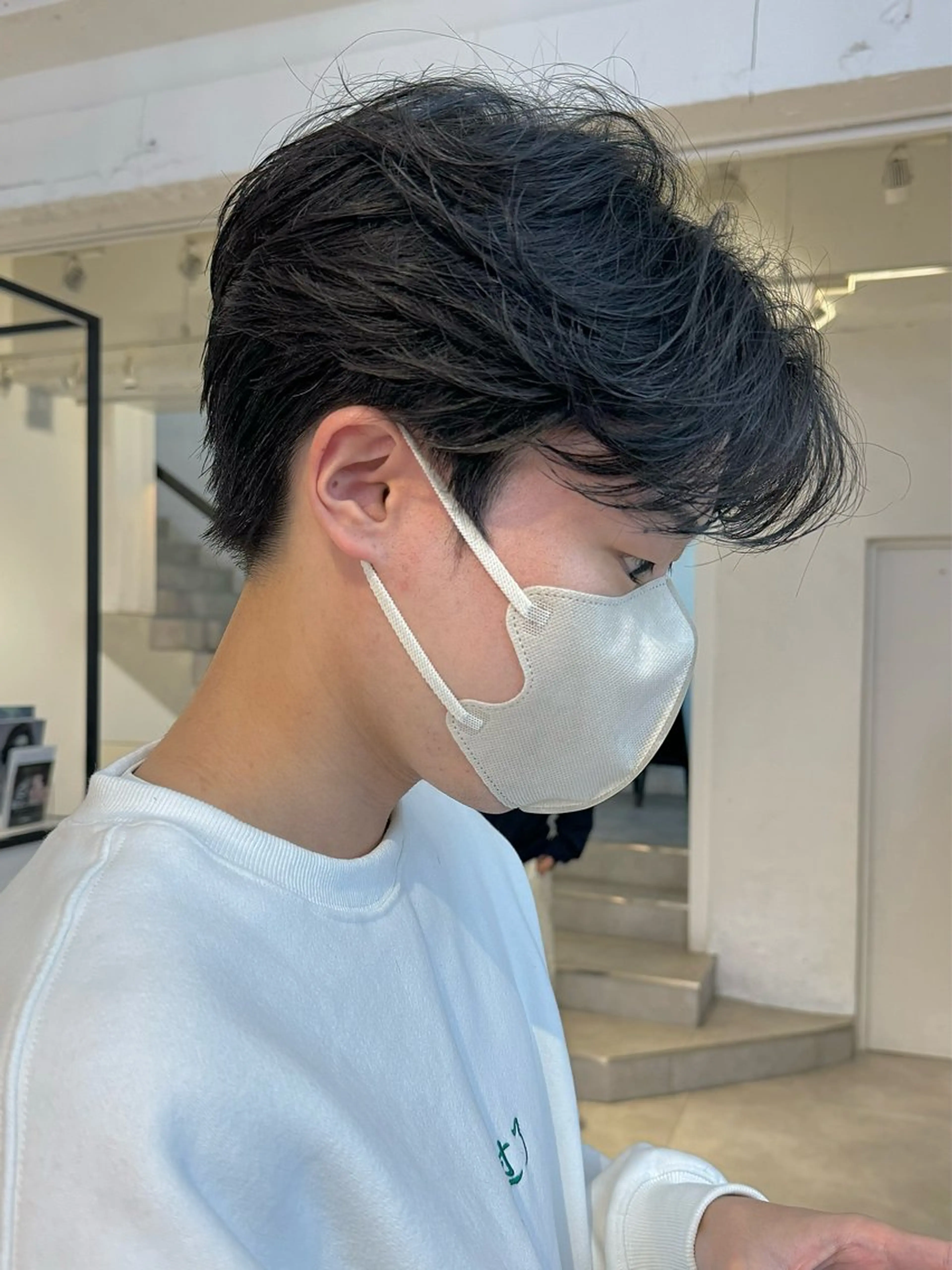 パーマ メンズ カット パーマ 🇰🇷カルマパーマ kaito🇰🇷のヘアスタイル