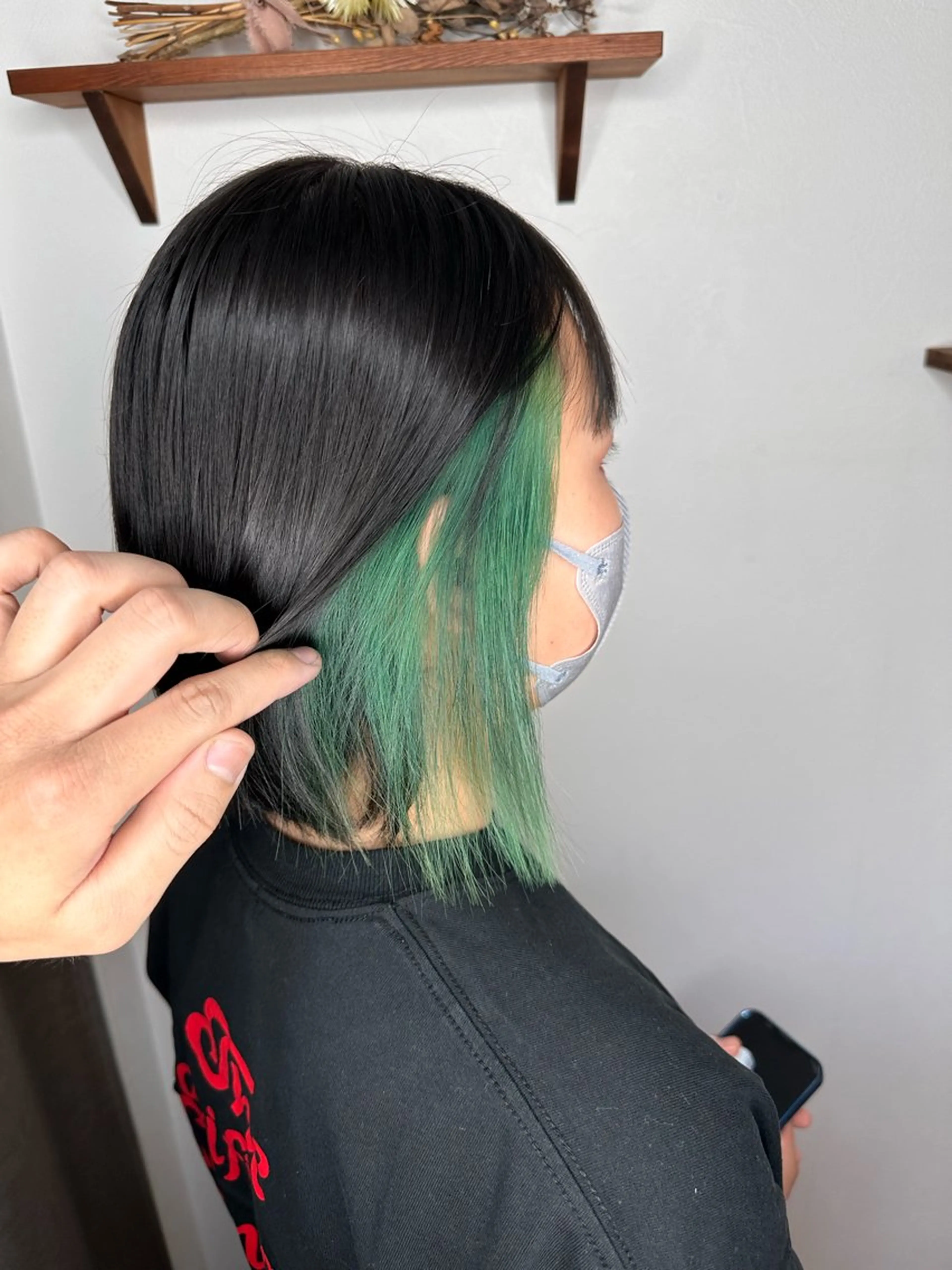 ミディアム カラー 美容室Un所属・岡野  伊吹【縮毛矯 正/髪質改善】のヘアスタイル