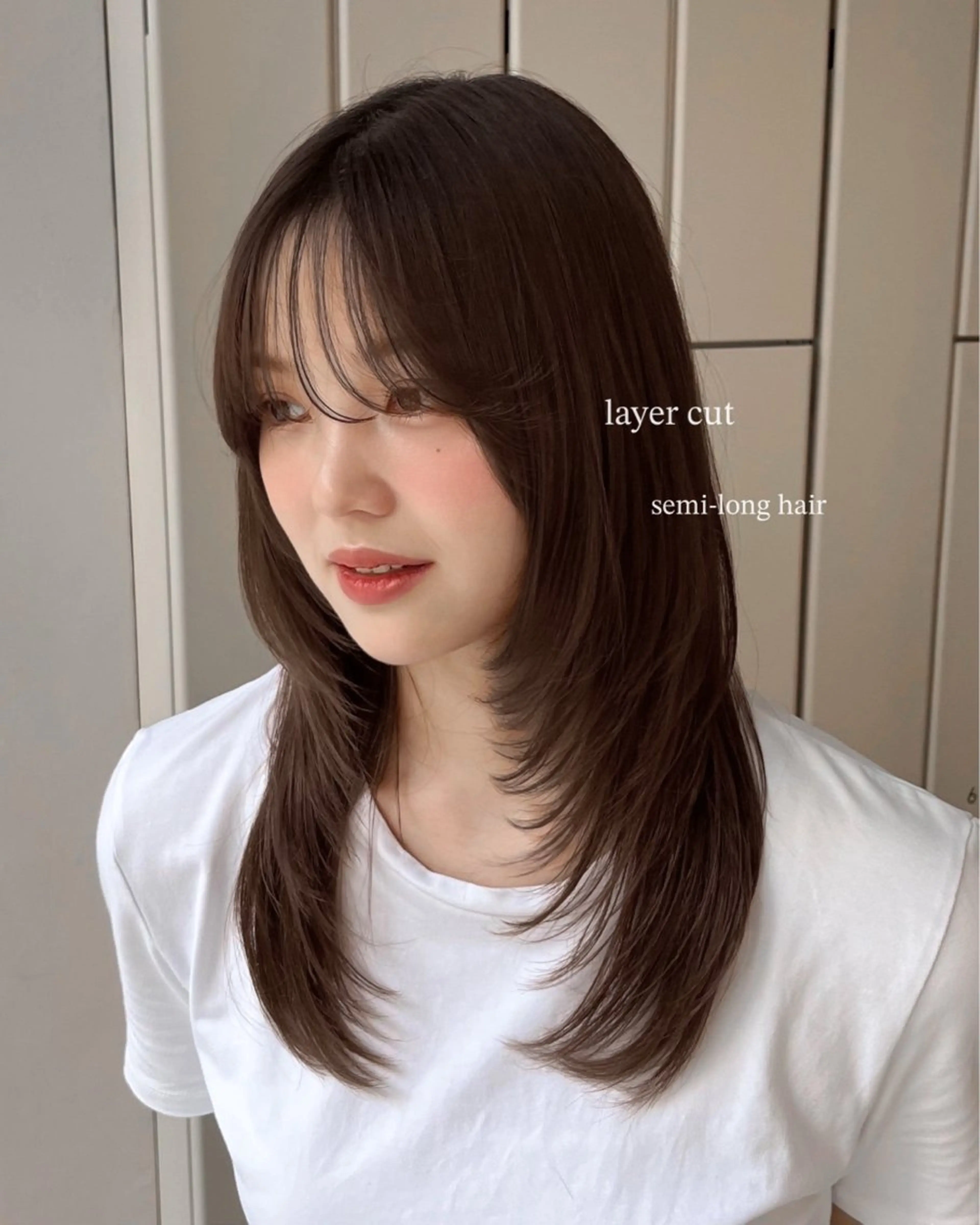 セミロング カット ヘアカラー manami/ ショート/パーマのヘアスタイル