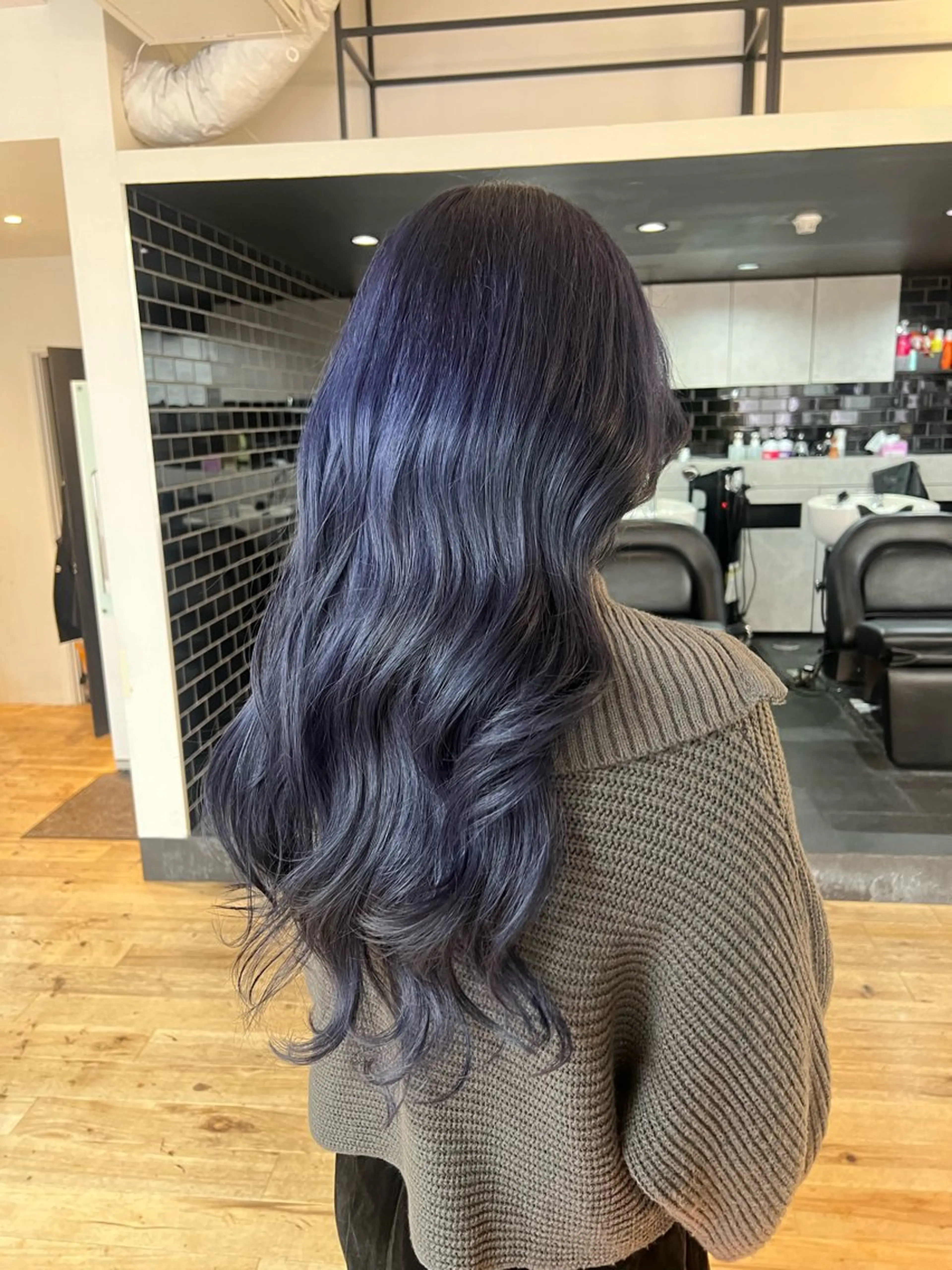 ロング カット ヘアカラー 🩶韓国/似合わせ/ さわ🩶のヘアスタイル