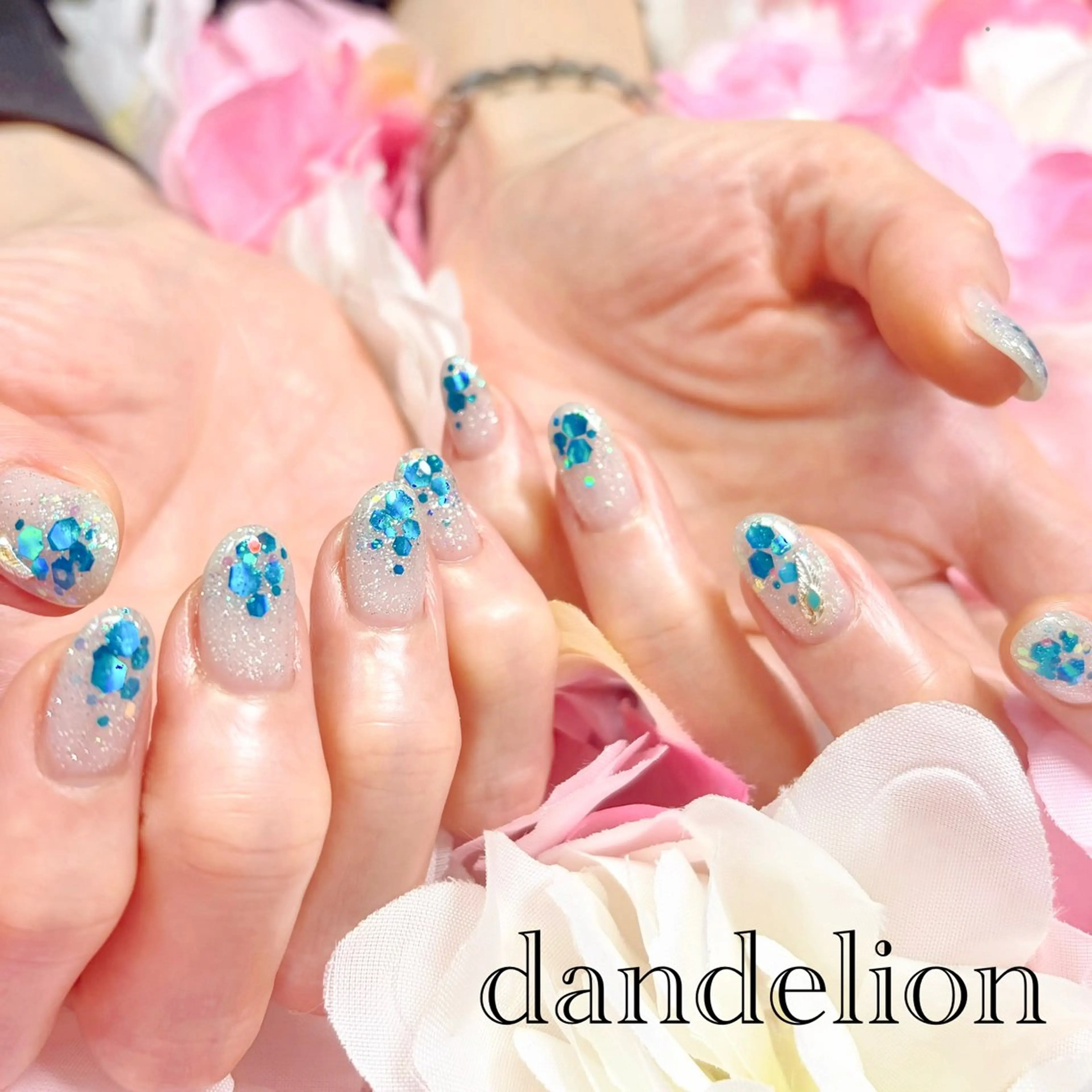 ネイル ハンドネイル ハンドケア dandelion ダンデライオンのネイルデザイン