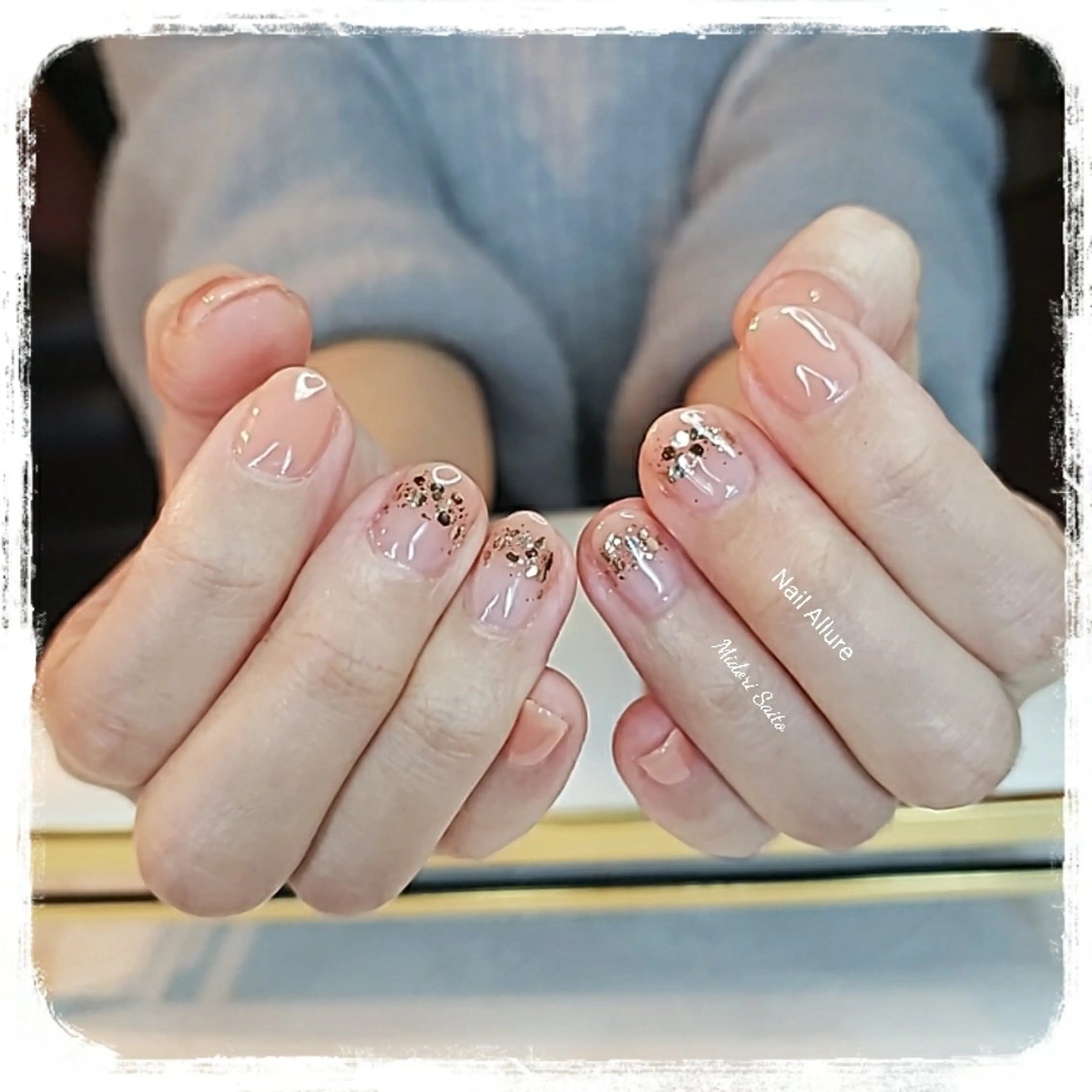 ネイル シンプルネイル Nail Allure(ネイル アルーア)所属・Nail Allureのネイルデザイン