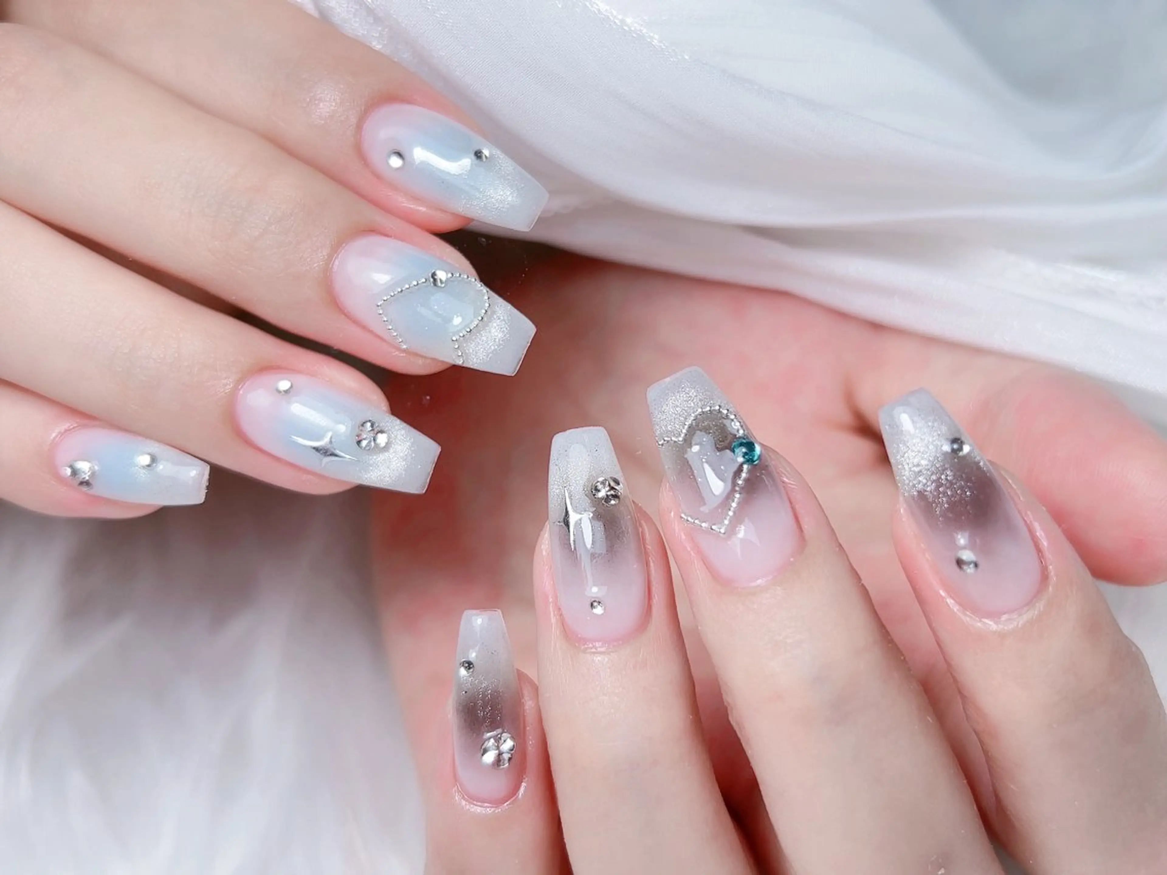 ネイル ハンドネイル M🌷nail 長さだし専門店のネイルデザイン
