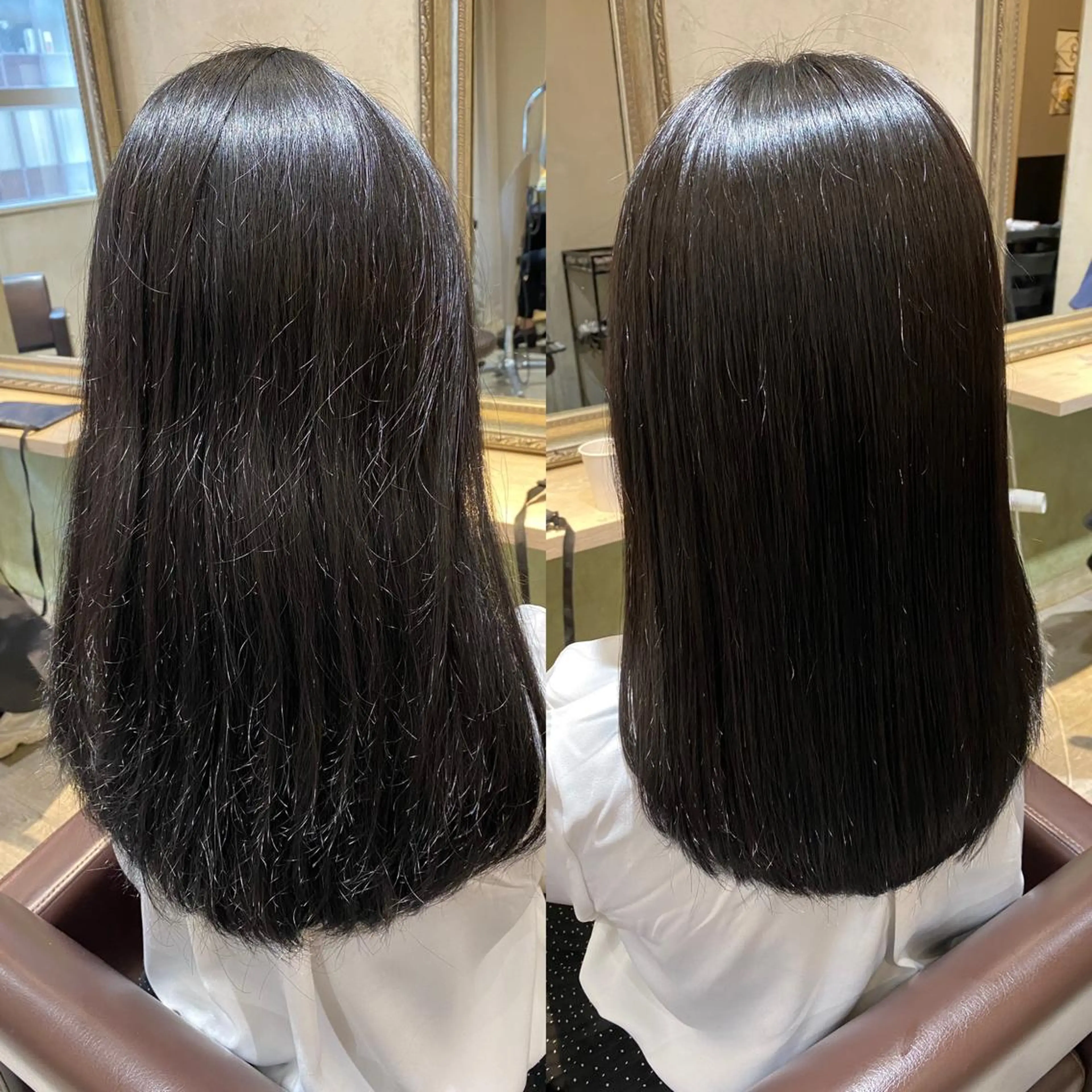 セミロング 髪質改善 縮毛矯正 トリートメント 縮毛矯正/髪質改善/ レイヤー代々木/木下のヘアスタイル