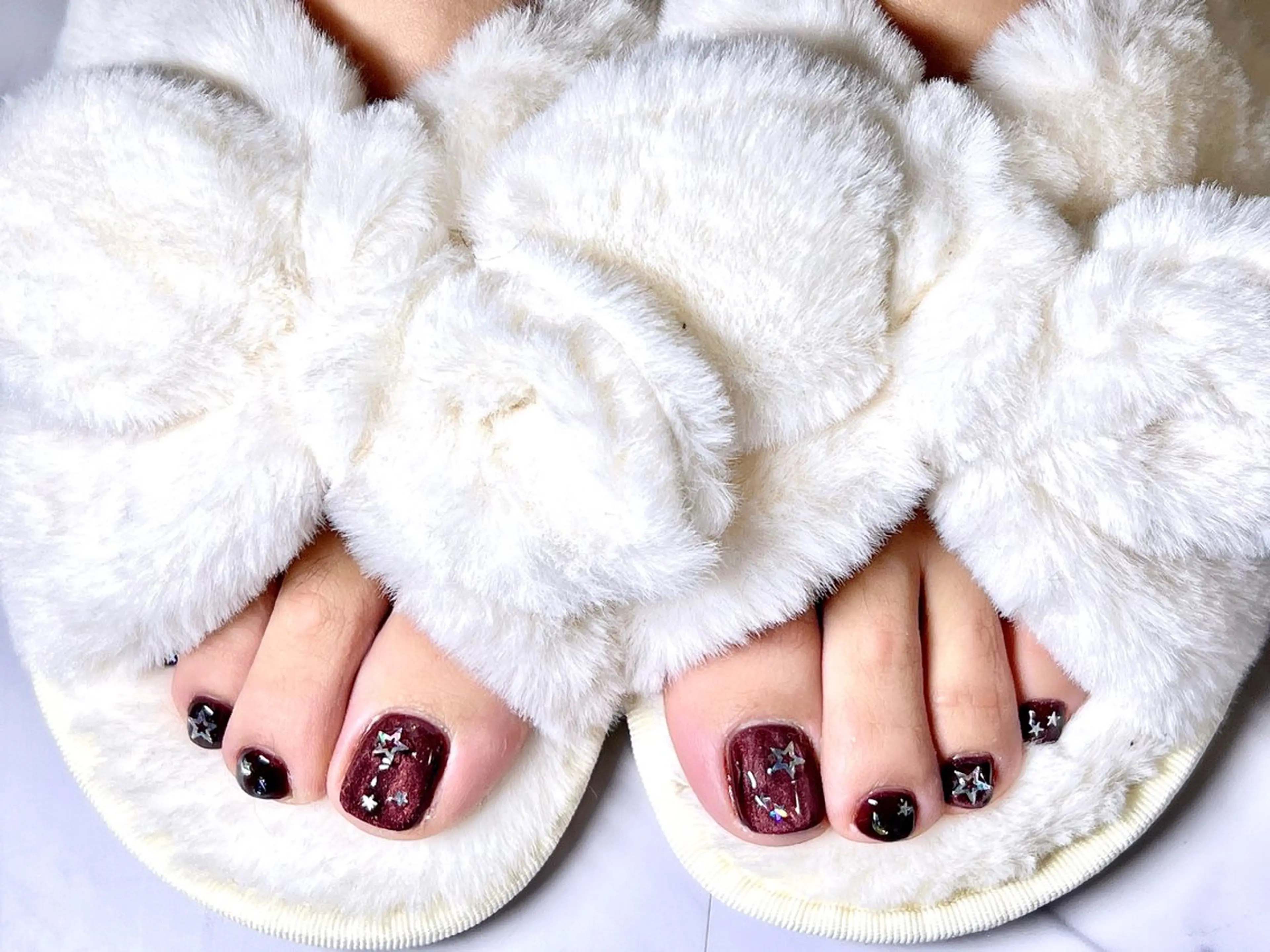 ネイル フットネイル 清水 吹雪のネイルデザイン