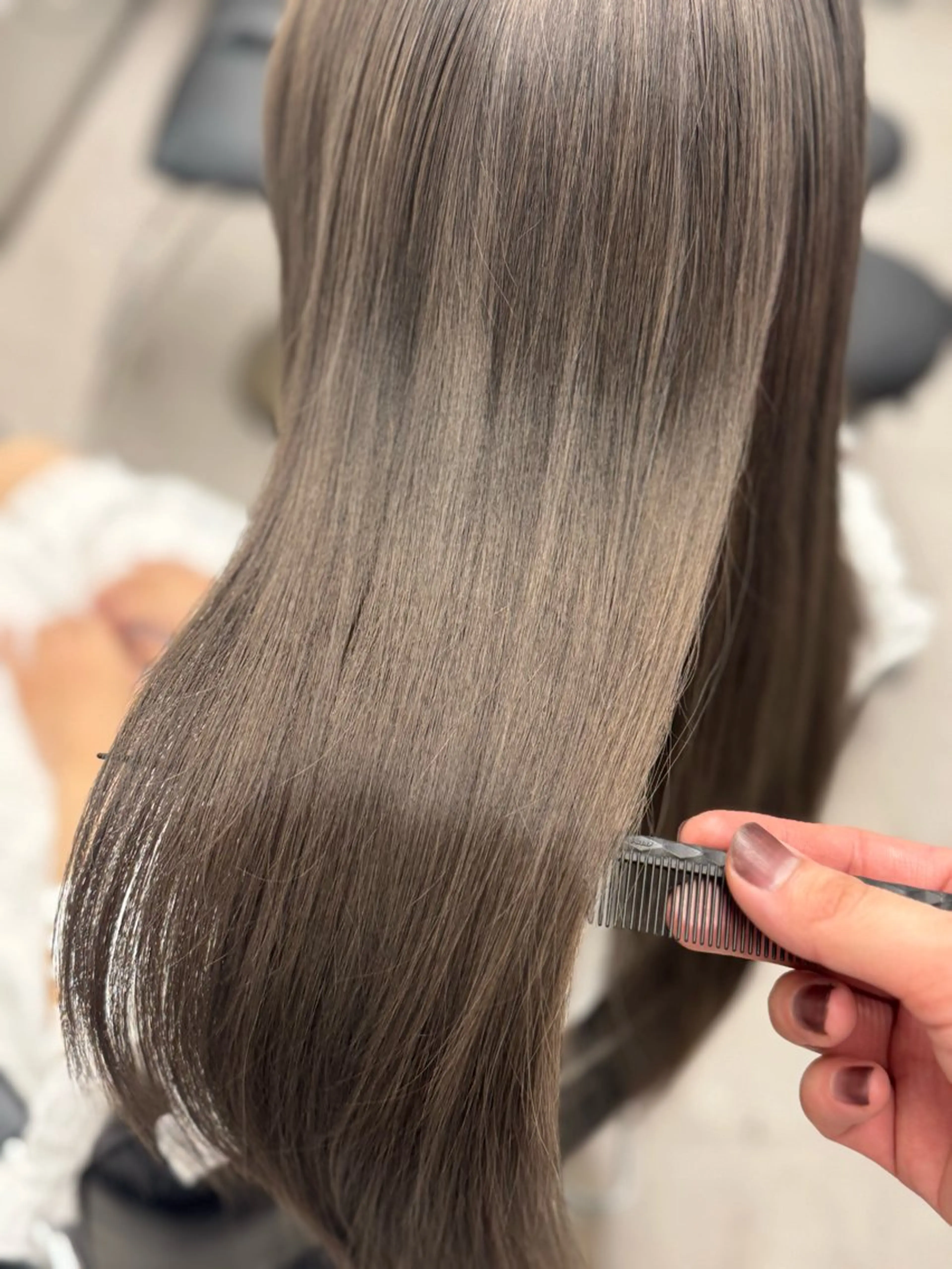 ロング ヘアカラー 🌟YUYA/寒色/ エクステ/ハイトーンのヘアスタイル