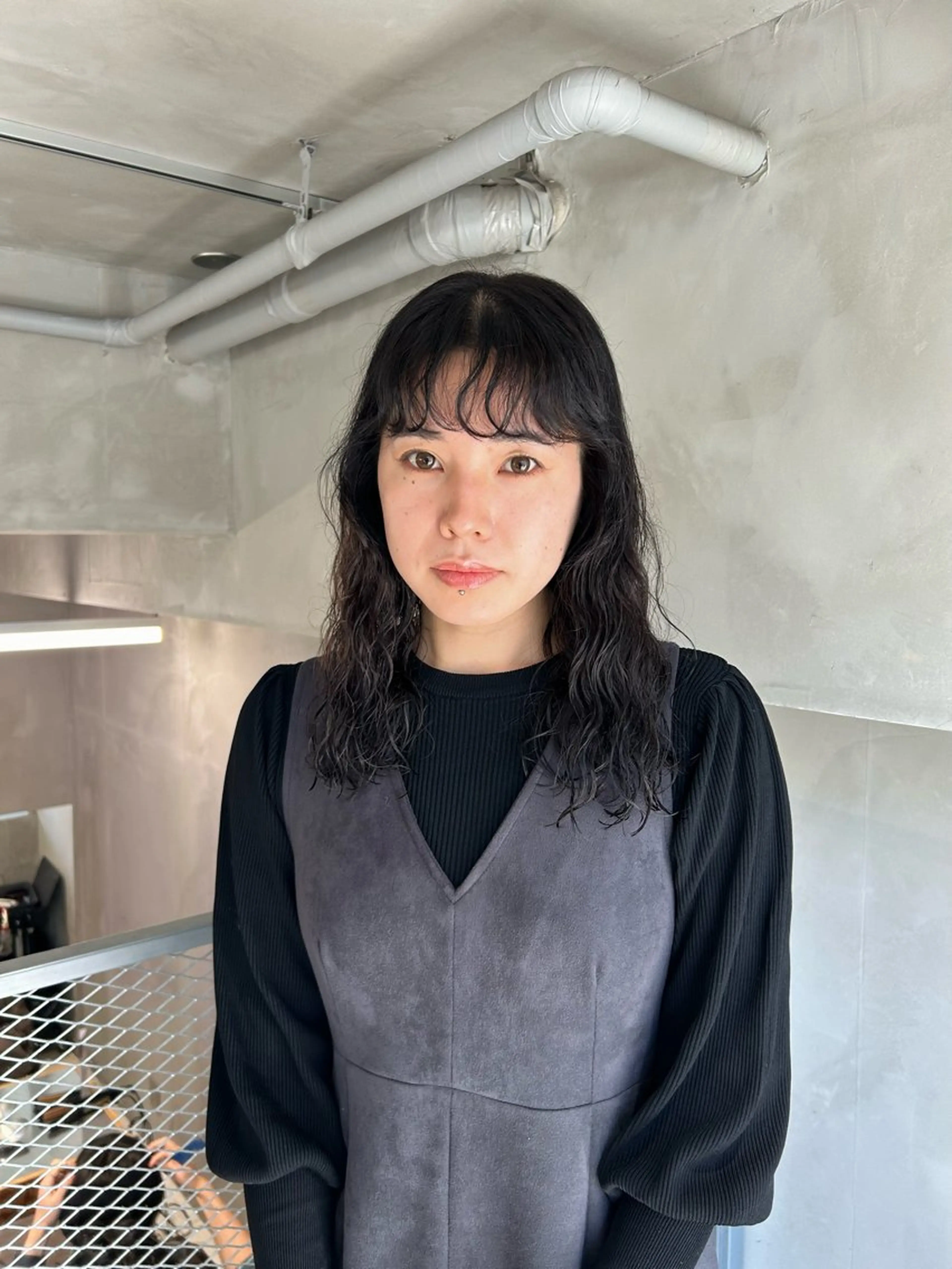 セミロング パーマ bob/ aoiのヘアスタイル