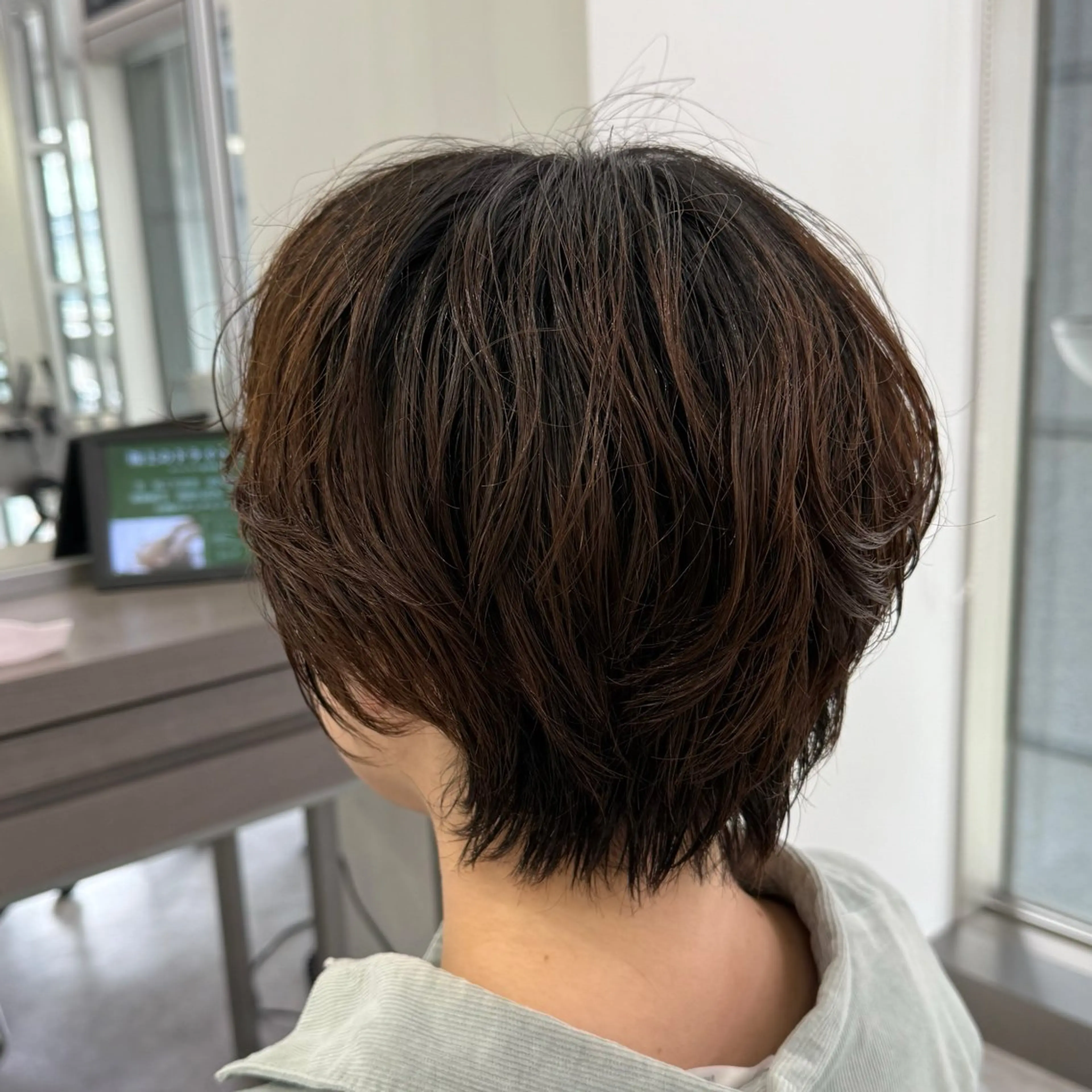 【木、土曜日限定】✨ショートスタイル✨カットモデル　マイクロバブル付き🫧　¥0の写真