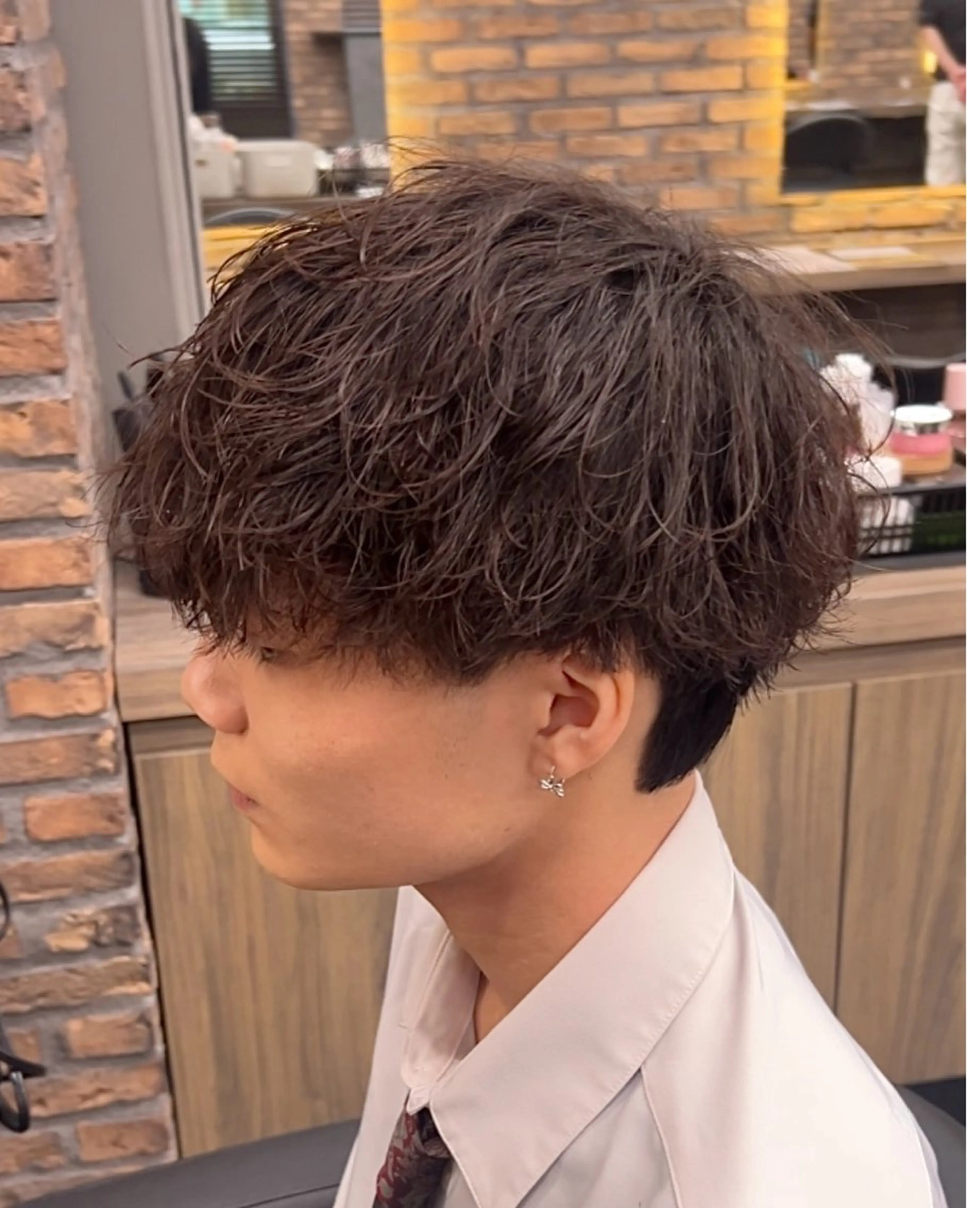 メンズ メンズパーマ カット パーマ メンズ特化美容師 💠チナツのヘアスタイル