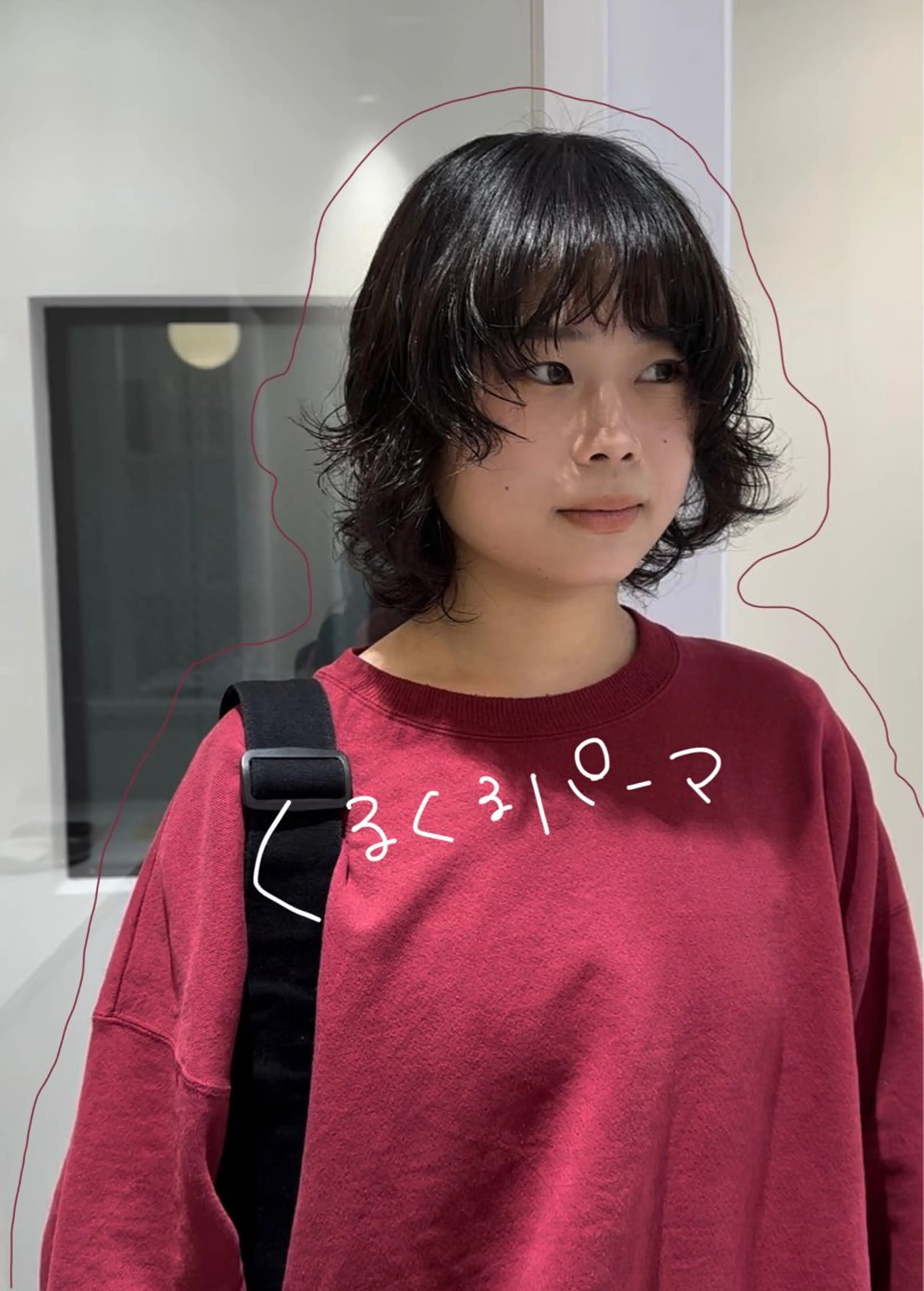 ミディアム カラー パーマ お洒落パーマ/ 艶カラー/michiのヘアスタイル