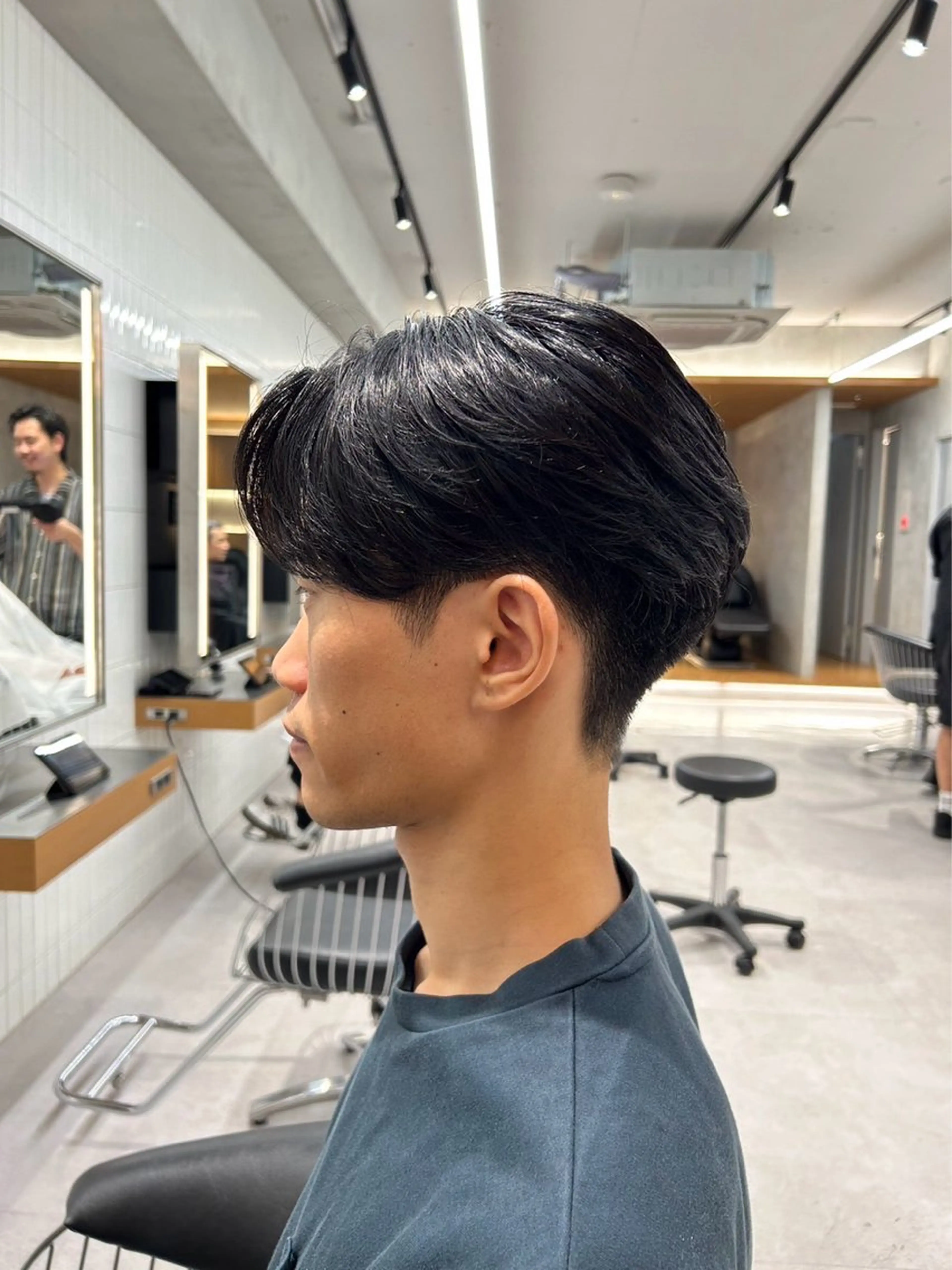 ショート nicoTOKYO 原宿所属・センターパート /メンズ/海野颯生のヘアスタイル