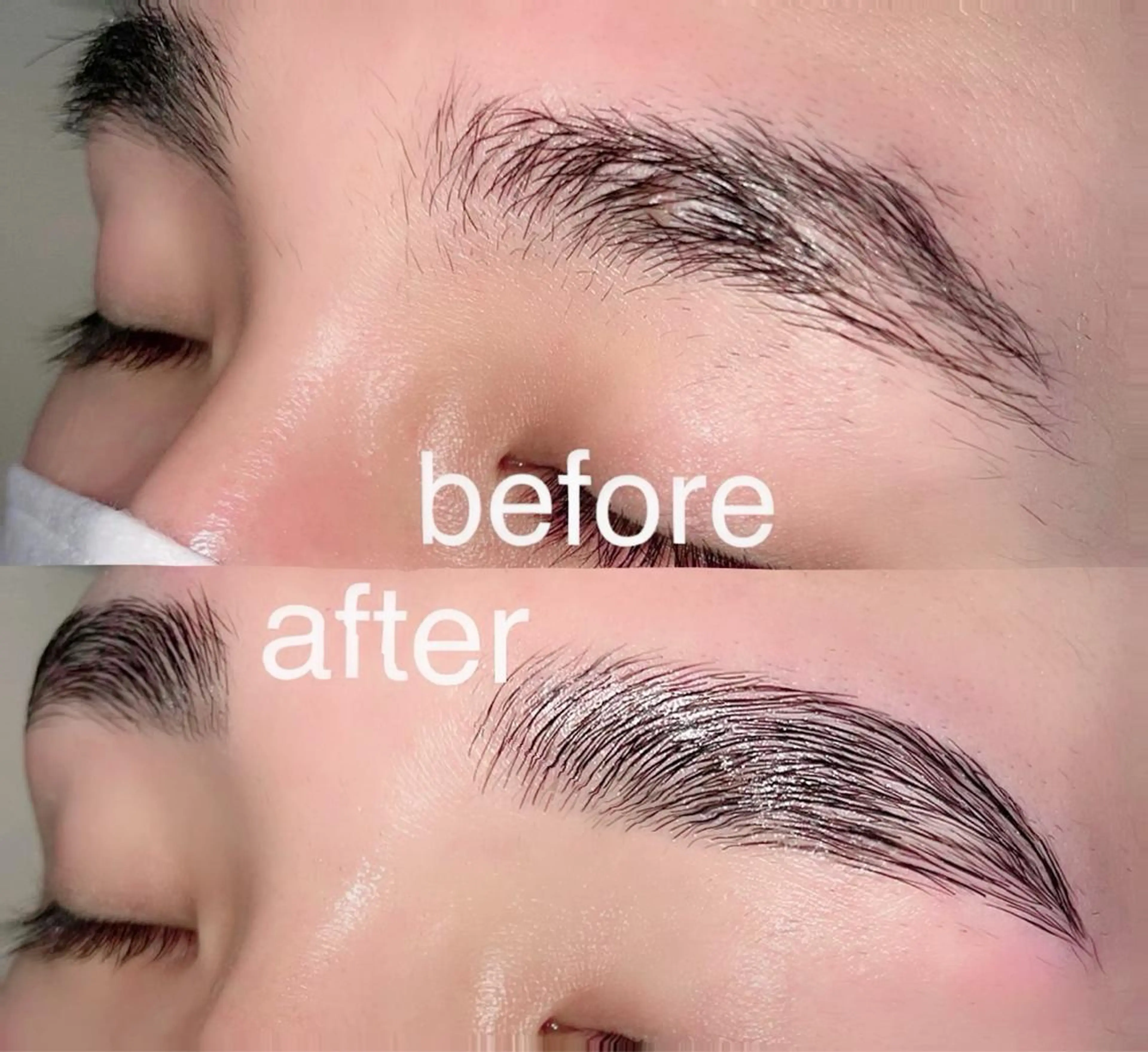 メンズ アイブロウ ハリウッドブロウリフト eyelist mikiのマツエク・マツパデザイン