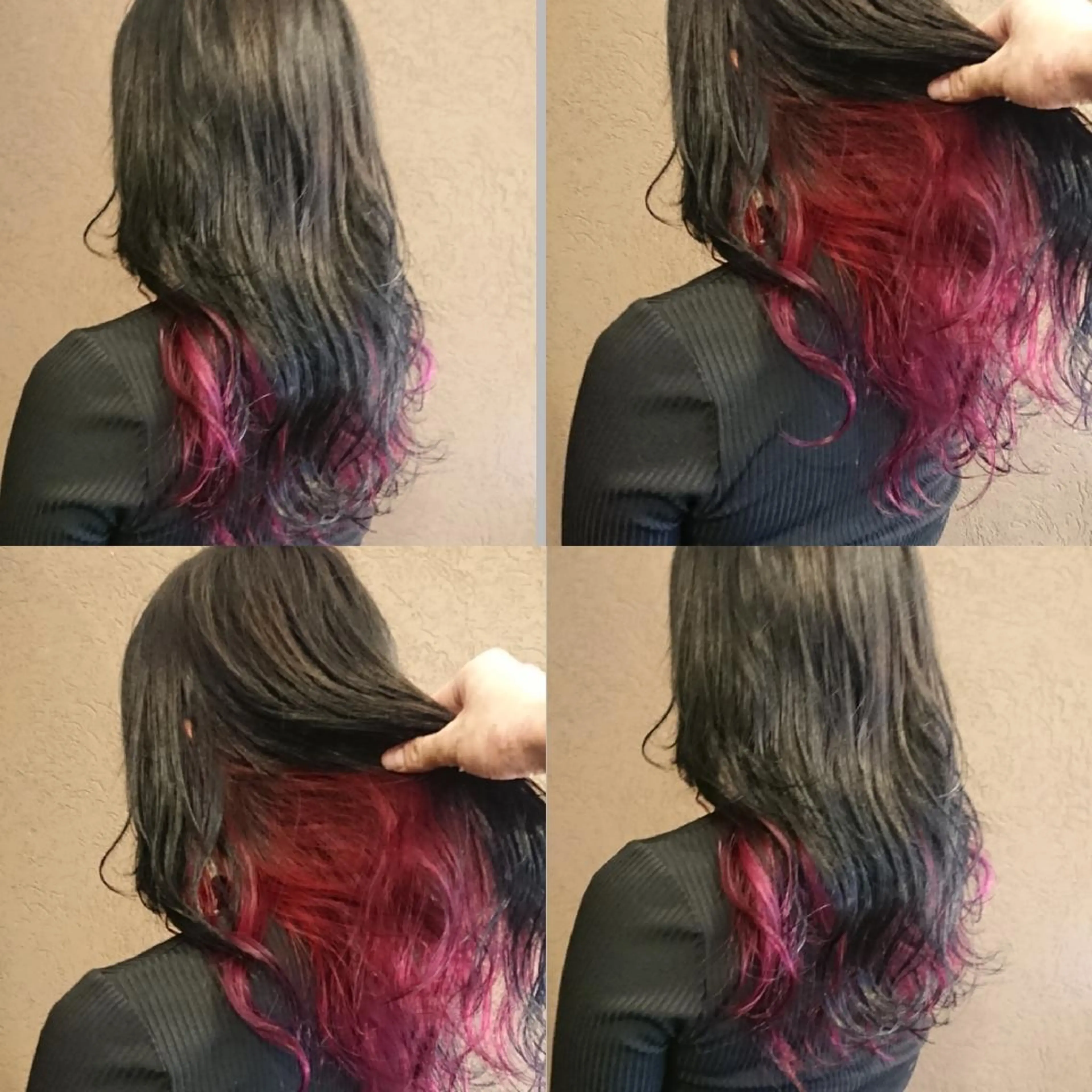 ロング カラー ブルーカラー デザインカラー ピンクカラー nambu-GARDEN所属・上田 昂雅のヘアスタイル