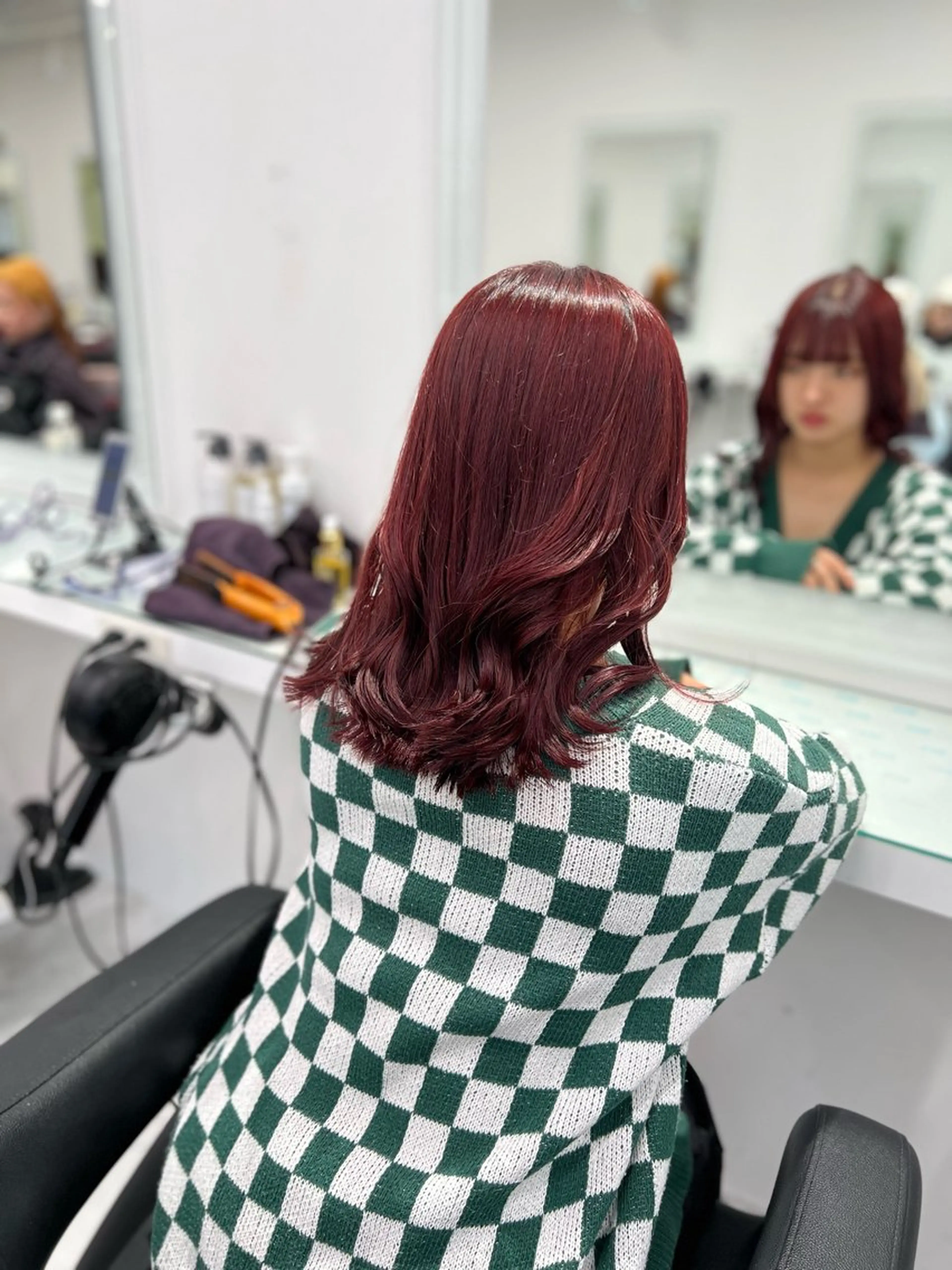 カラー ヘアカラー トリートメント ヘッドスパ ヘアセット ブリーチなし透明感 💗RYOTAのヘアスタイル