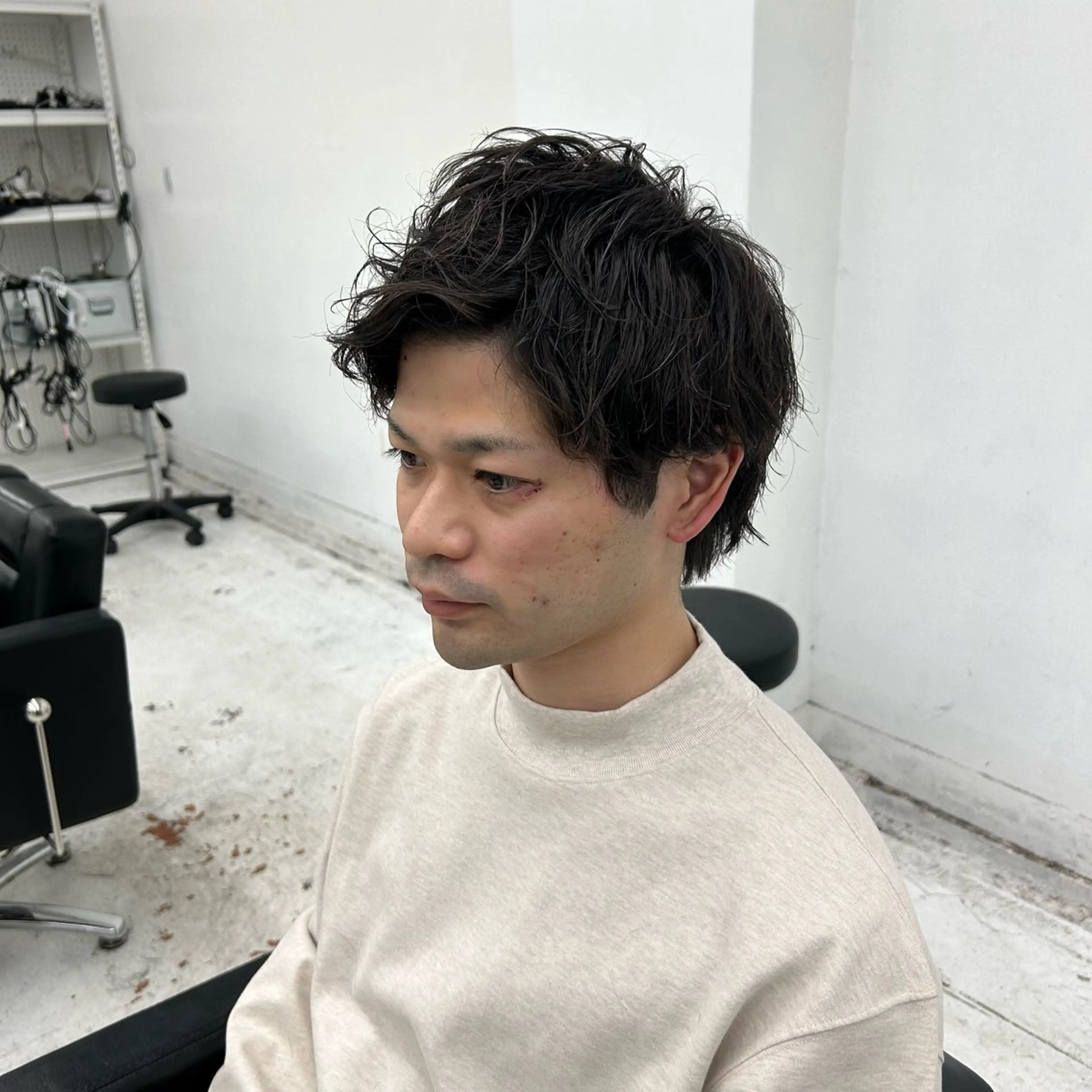 ショート パーマ メンズ メンズパーマ ツイストスパイラルパーマ スパイラルパーマ カット パーマ 【メンズパーマ特化】 🍏網中勇喜のヘアスタイル