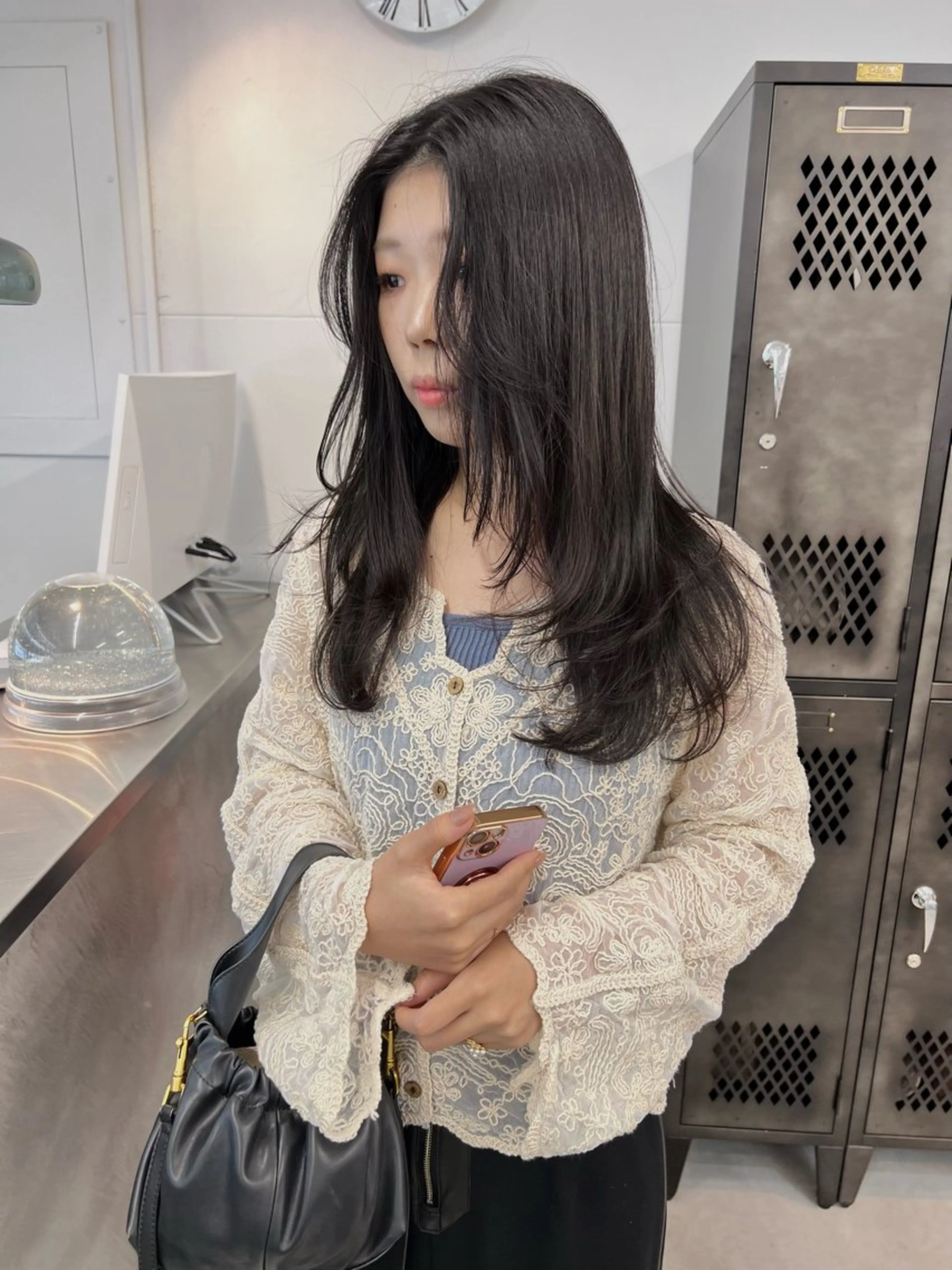 ロング カラー カット ヘアカラー トリートメント 樫原裕二 /柔らかいカラーのヘアスタイル