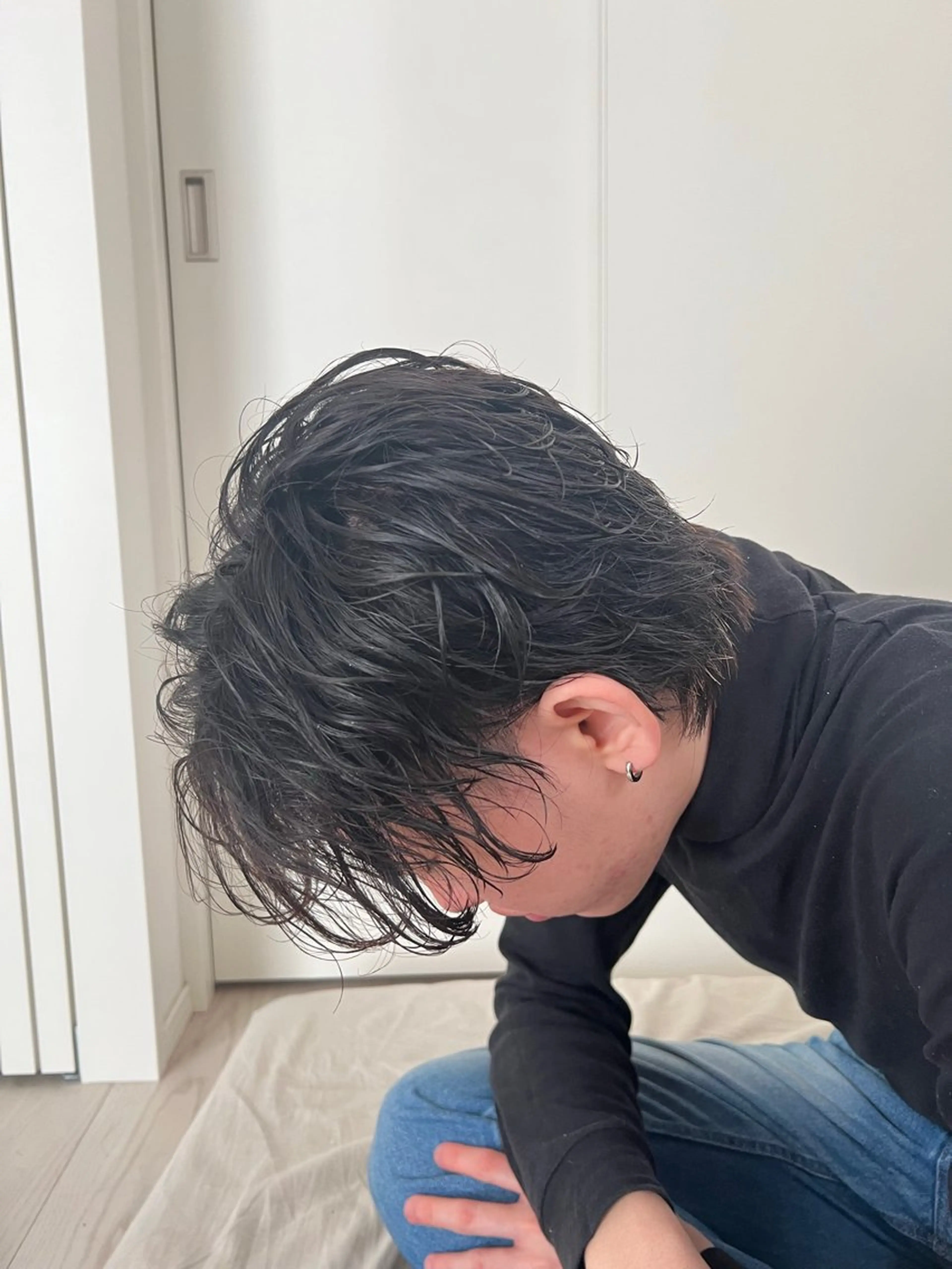 パーマ メンズ 🐋湊 ゆうき /ショートカット🫧のヘアスタイル