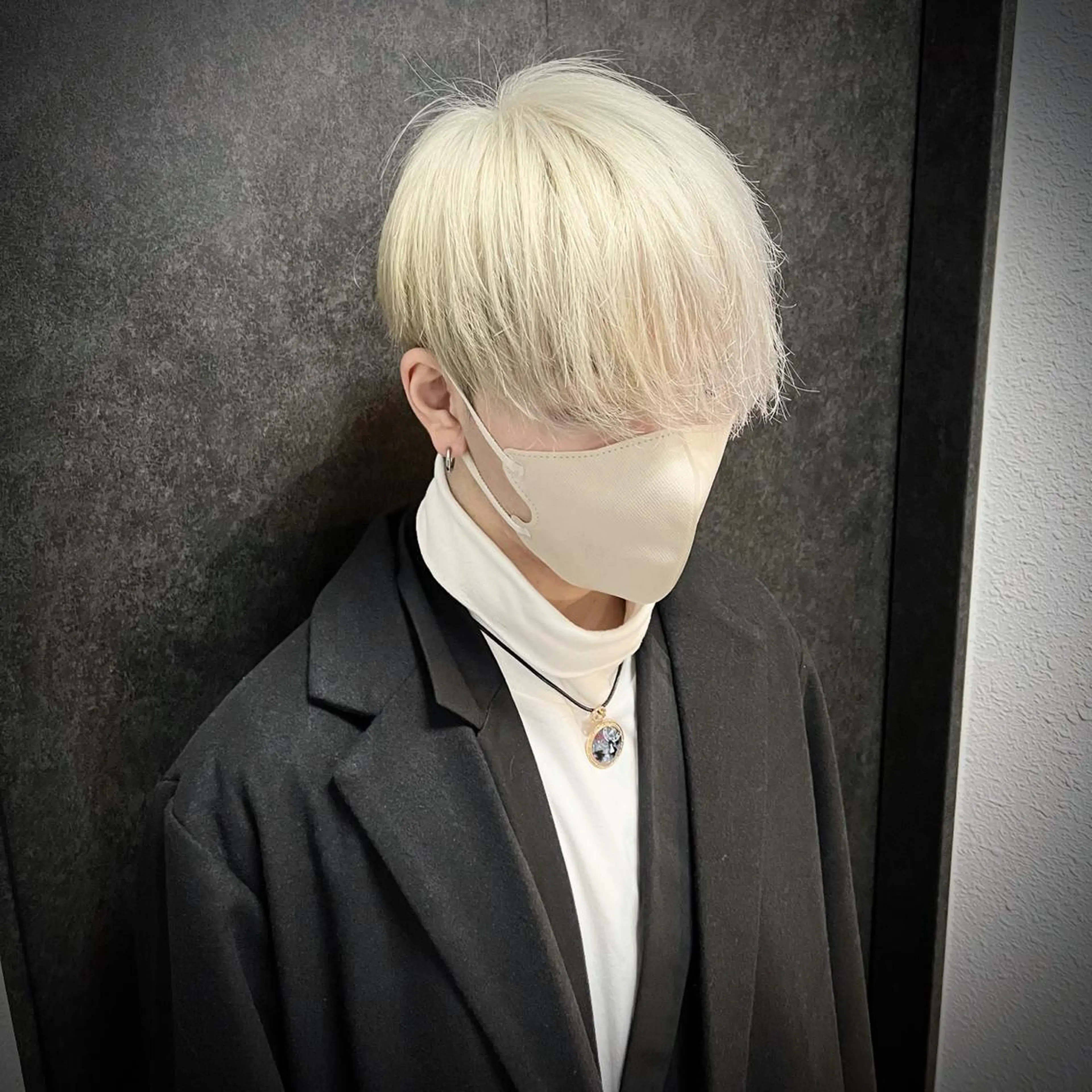 メンズ マッシュ カット ヘアカラー トリートメント メンズ特化/パーマ/ メッシュ/竜成のヘアスタイル