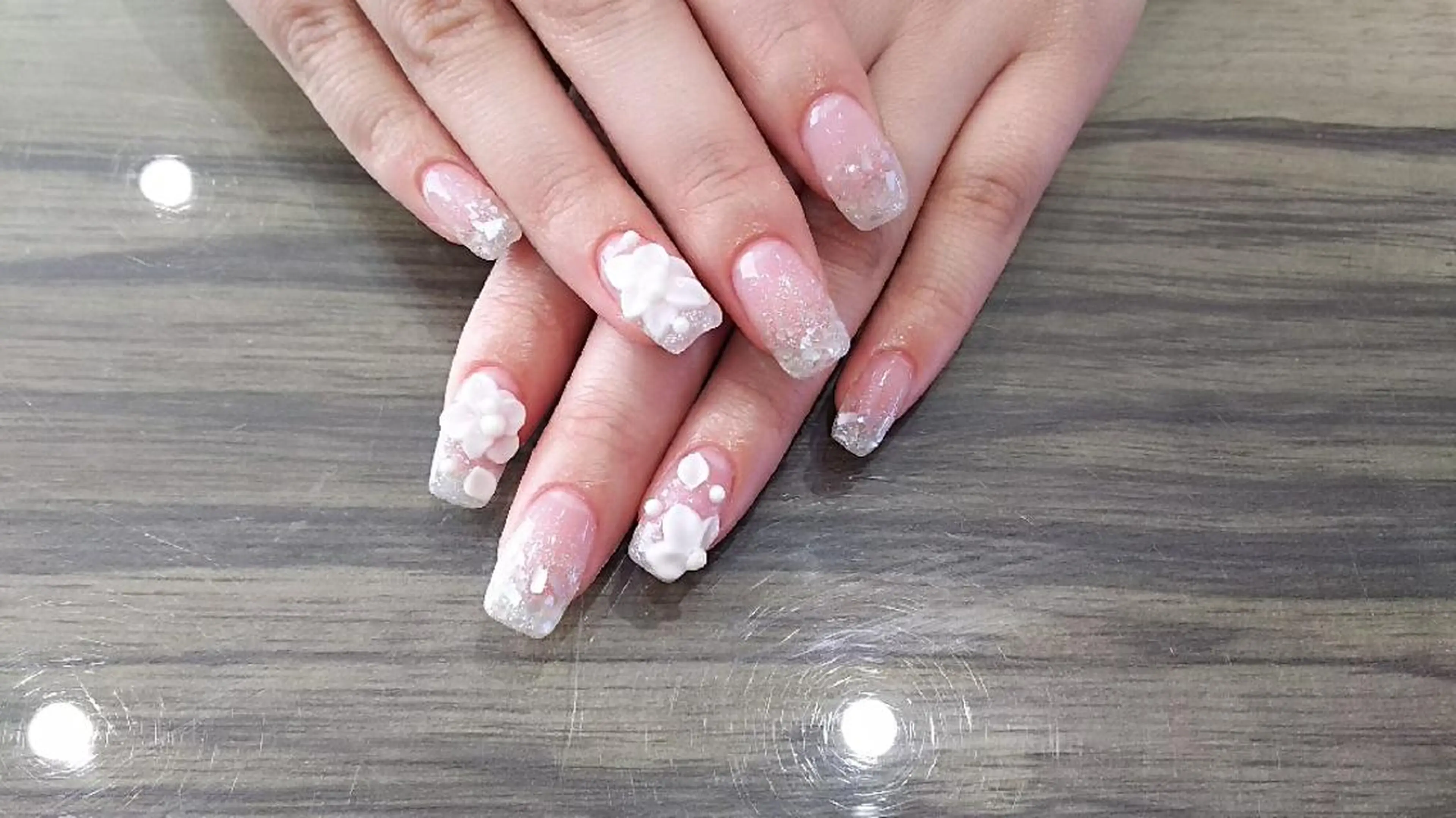 ネイル スクエアネイル ハンドネイル Progress Nailのネイルデザイン