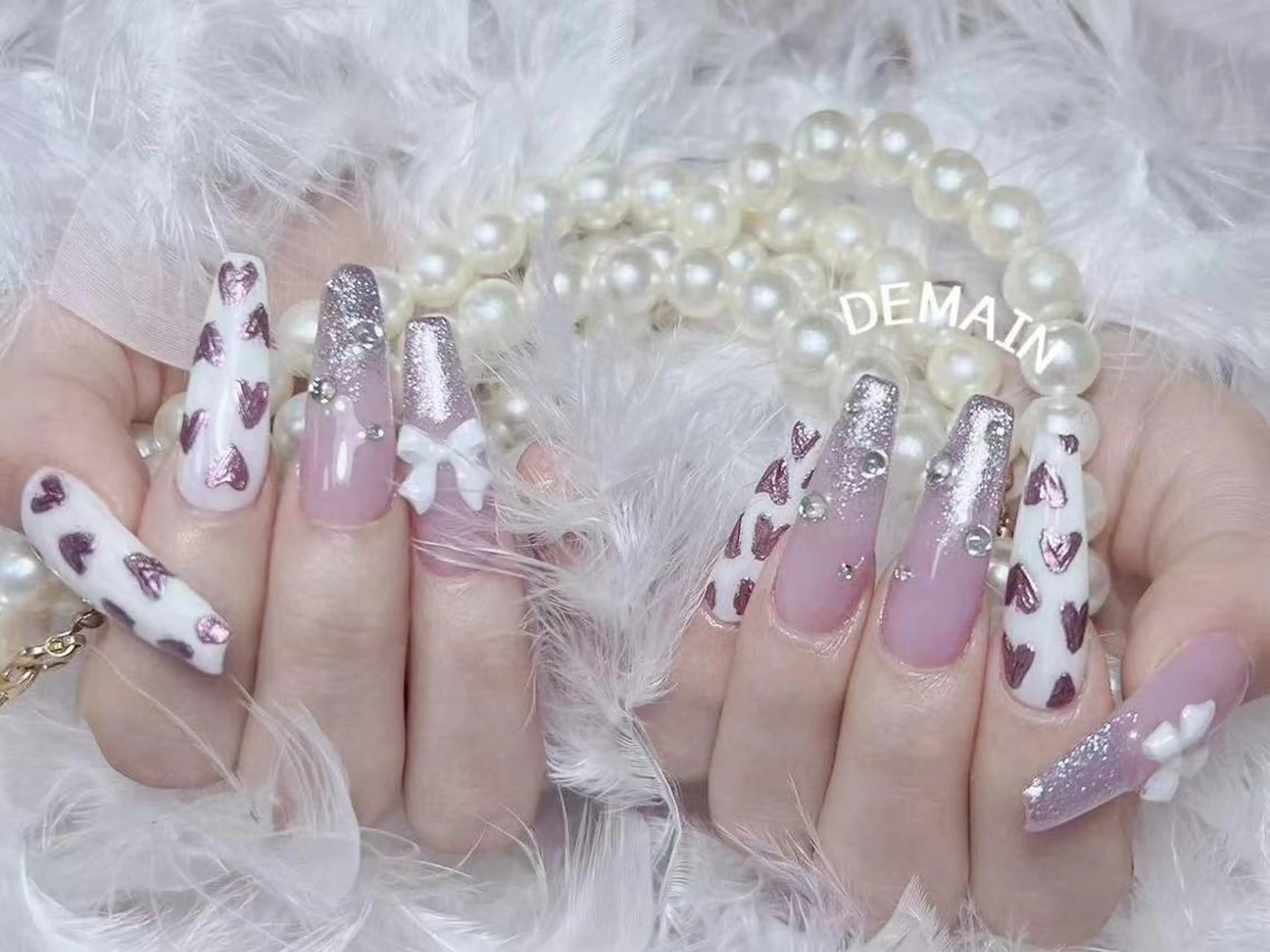 ネイル ハンドネイル ハンドケア DEMAIN- 🌹のネイルデザイン