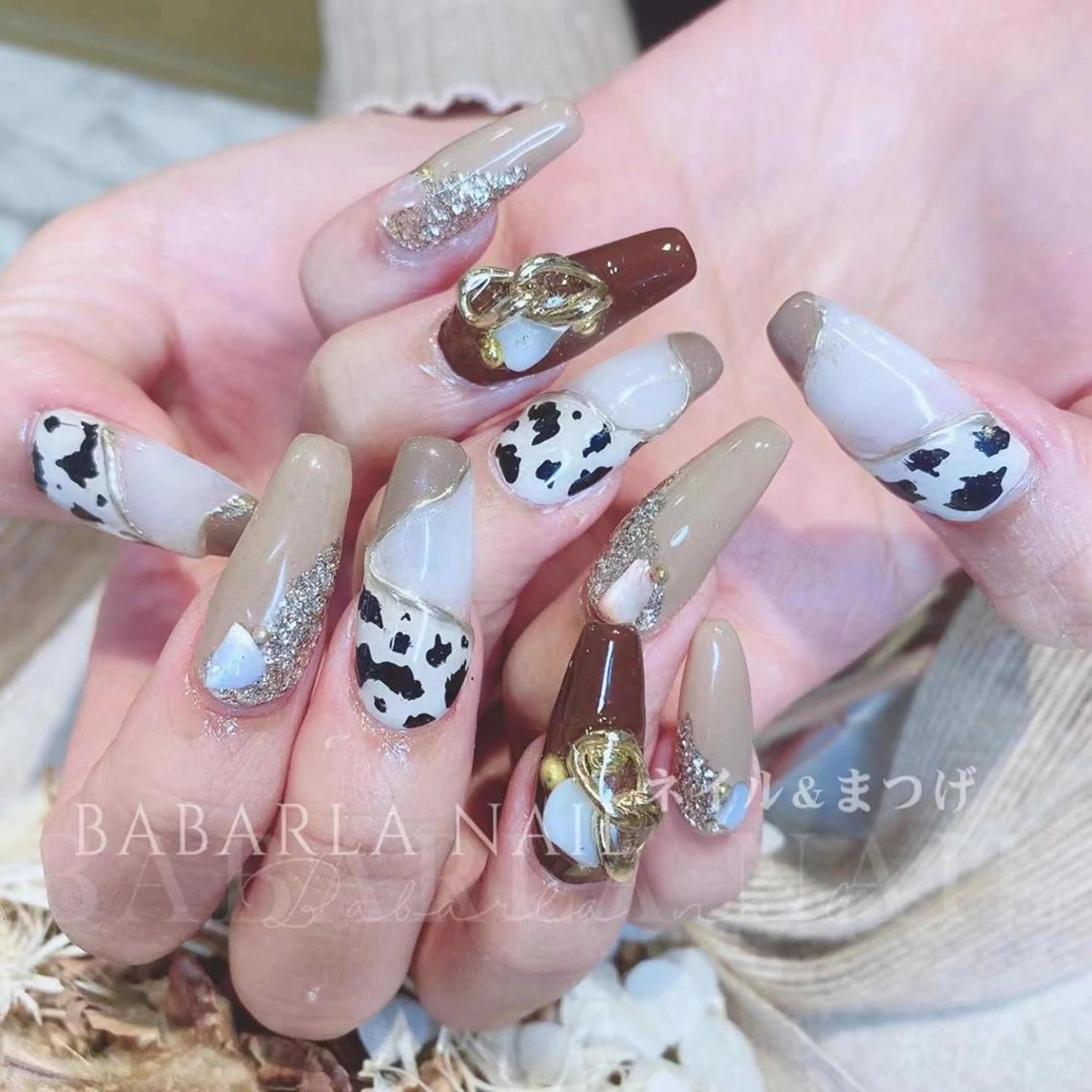 ネイル アニマル柄 カジュアル Babarla nailのネイルデザイン
