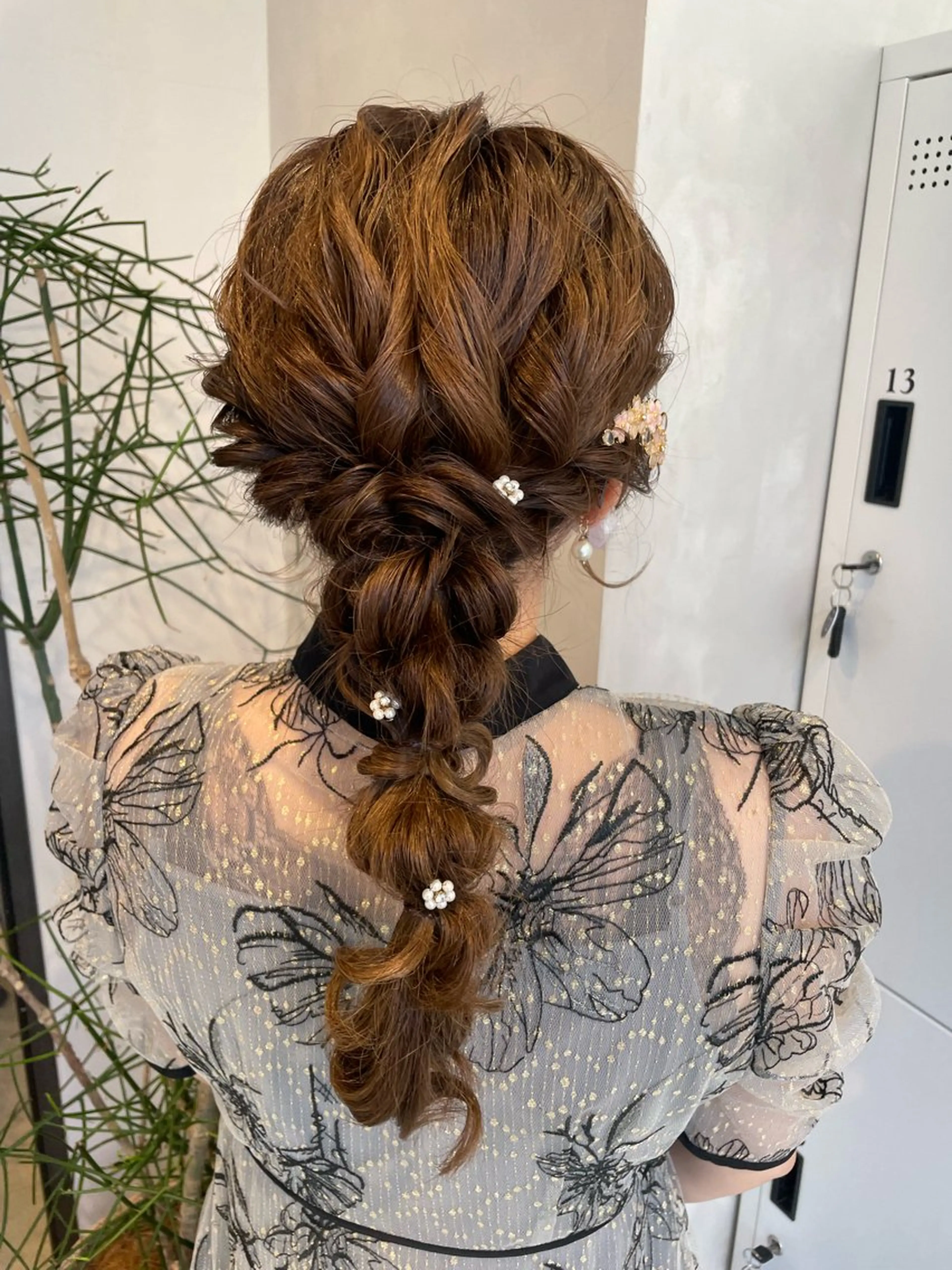 ロング ヘアアレンジ 透明感カラー✨艶髪 制作🌱山根あゆみのヘアスタイル