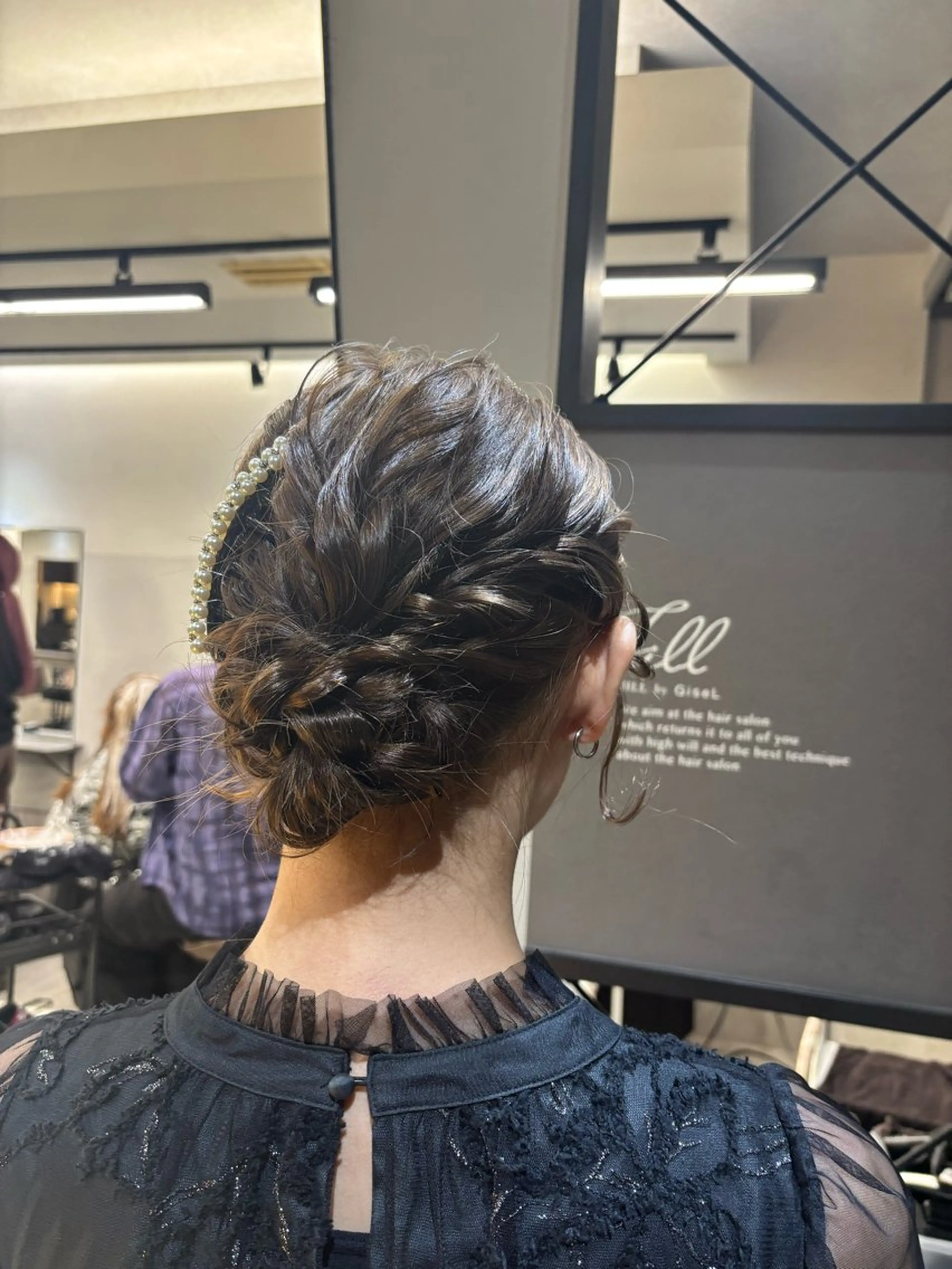 ヘアアレンジ ヘアセット JILL 橋本菜希のヘアスタイル