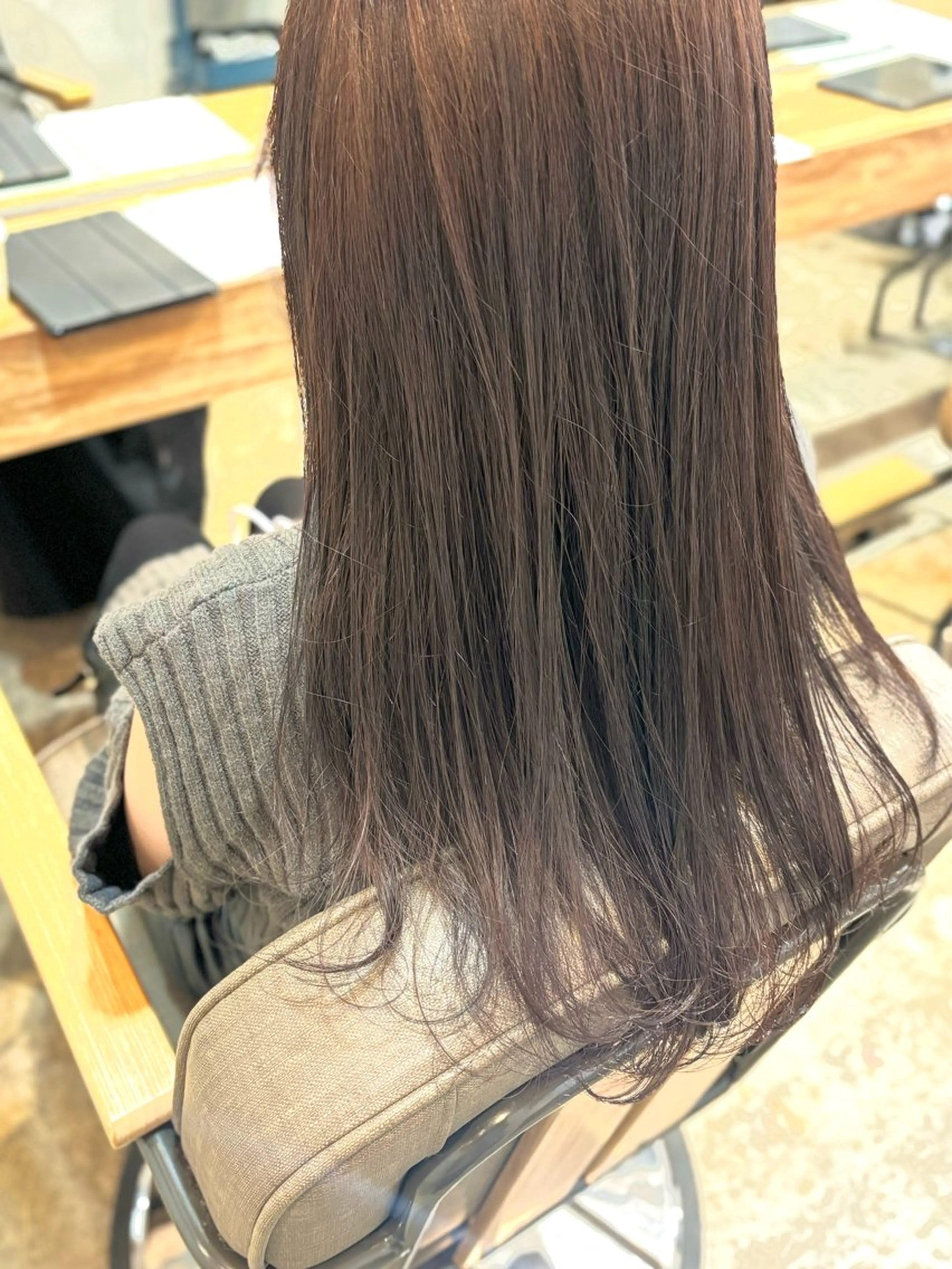 ロング カット ヘアカラー ☁️RIKA☁️ @ri2_____bのヘアスタイル