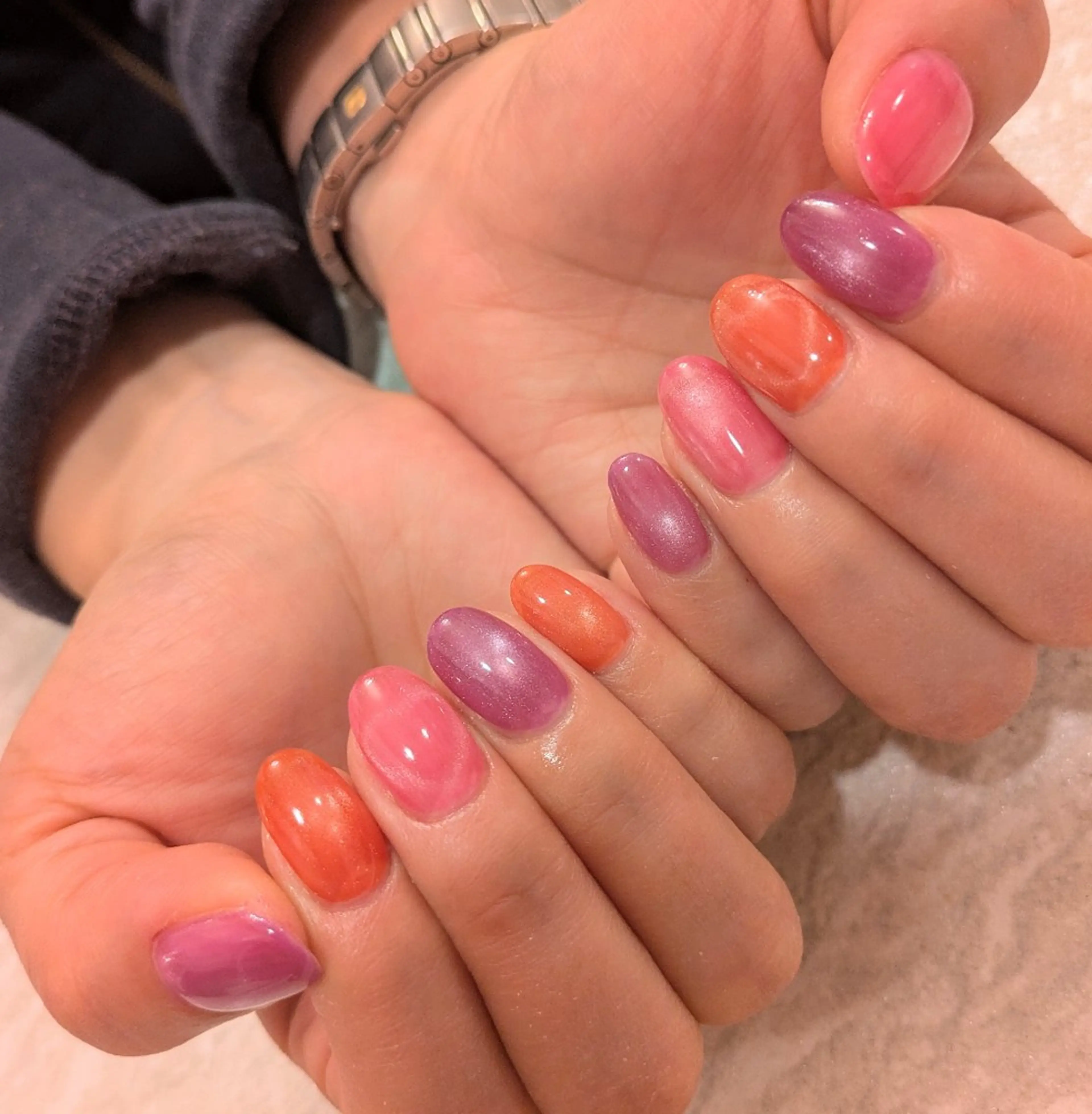 ネイル マグネットネイル ジェヌインネイル 河内のネイルデザイン