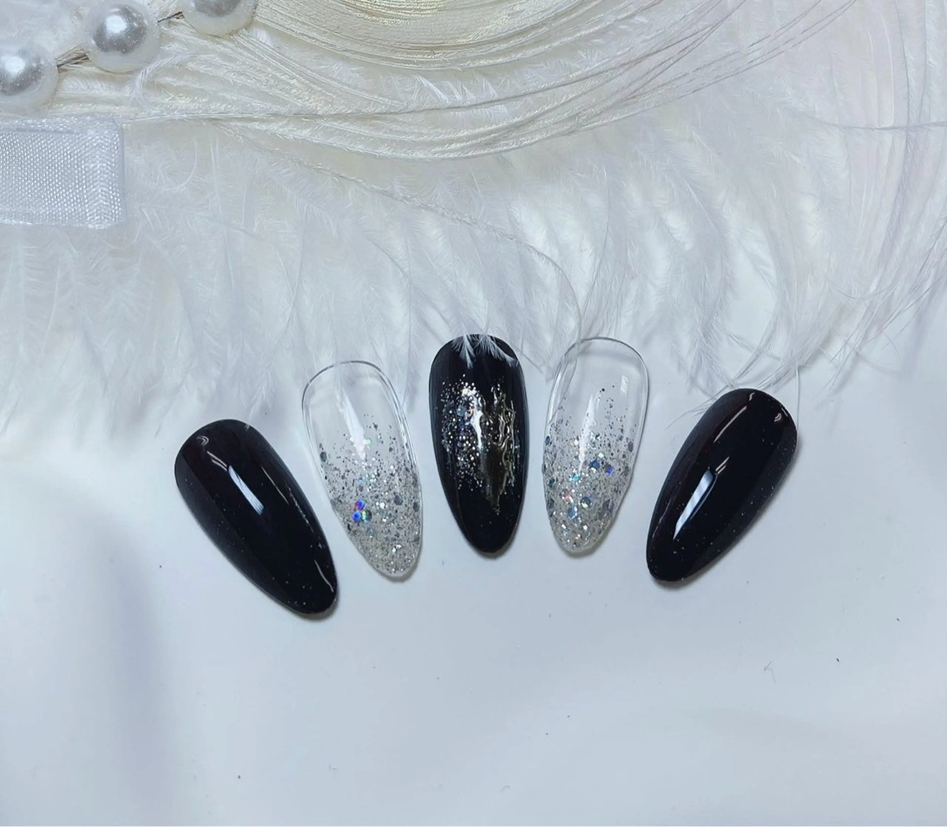 ネイル チークネイル フレンチネイル グラデーション キラキラネイル 韓国ネイル ハンドネイル DUO MI所属・DUO   MI nail salonのネイルデザイン